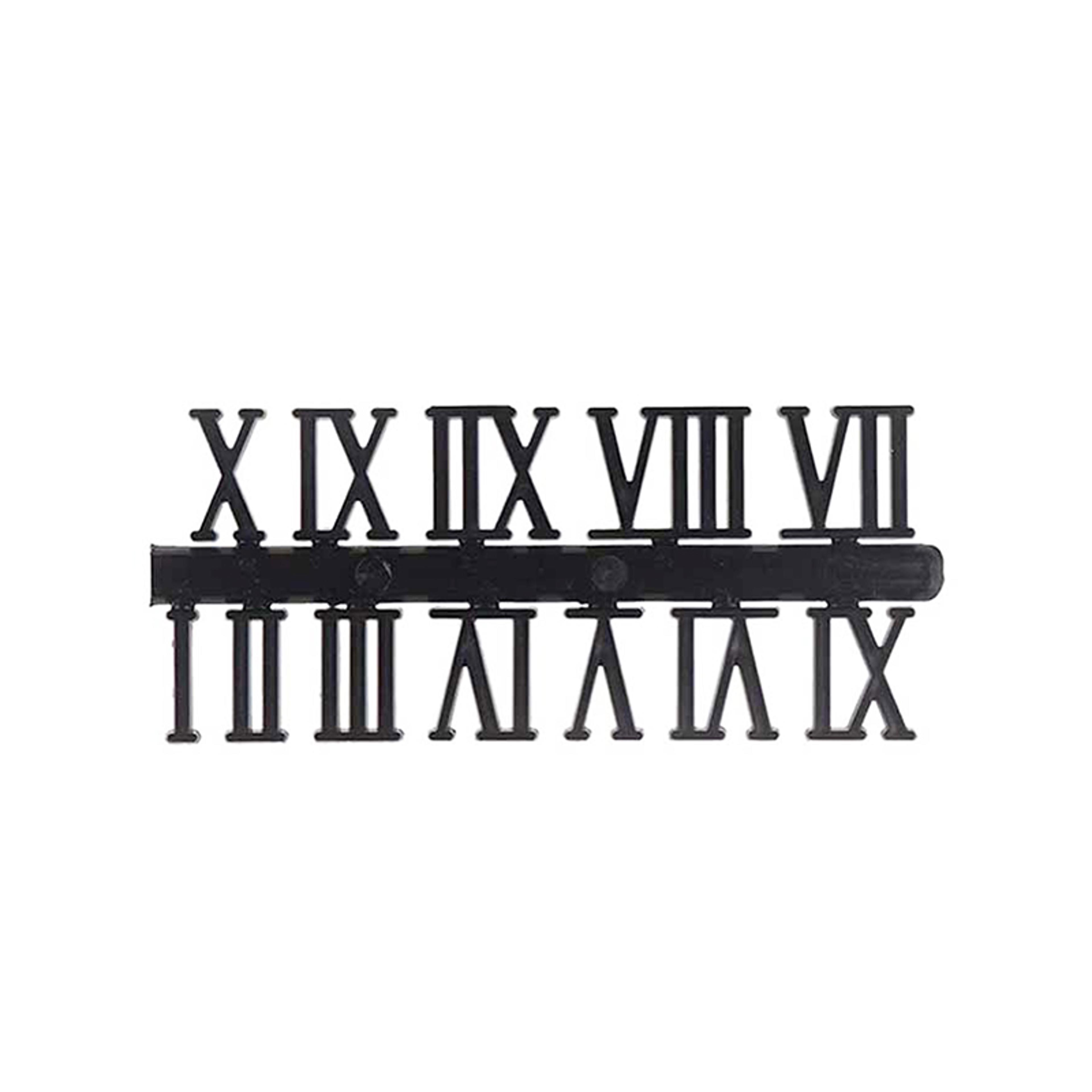 DIY Wall Clock Kit With Roman  Arabic Numerals Large Modern Wall Clock Stickers With Quartz Movemen 6