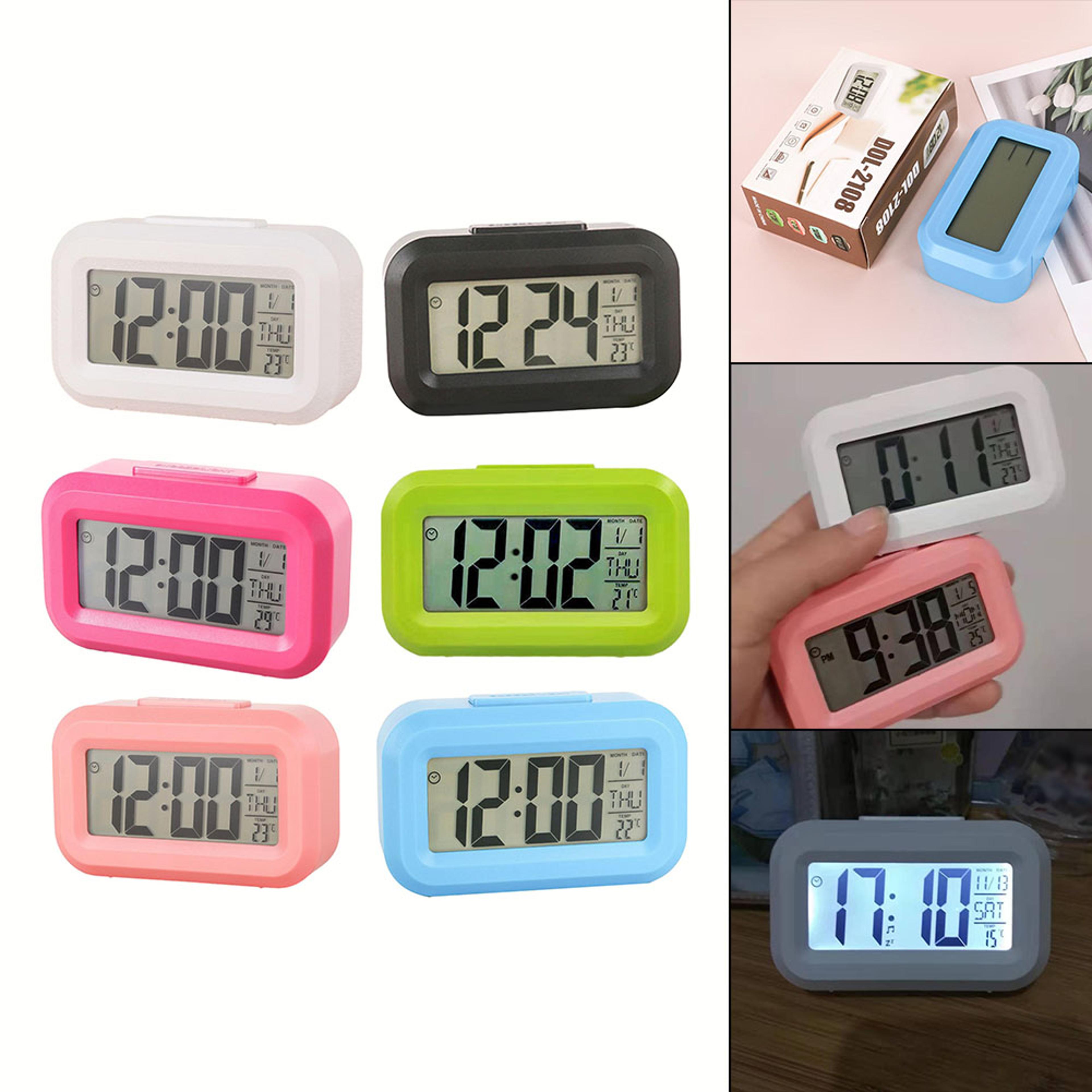 Digital Alarm Clock With LED Display  Snooze Mode For Bedside Office  Desktop 1