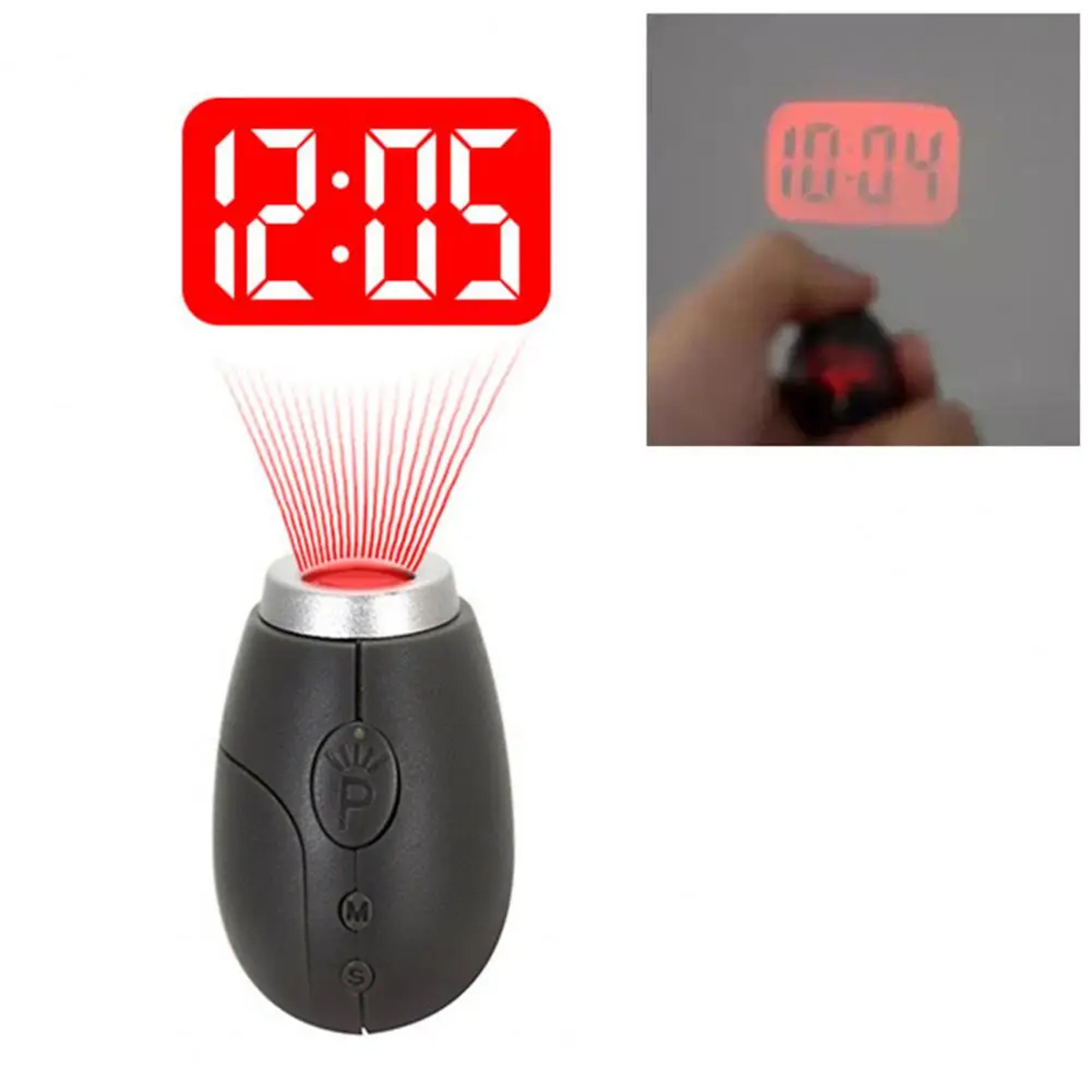 Lumi Time Projection Clock Keychain LED Flashlight Portable Digital Time Projector 1