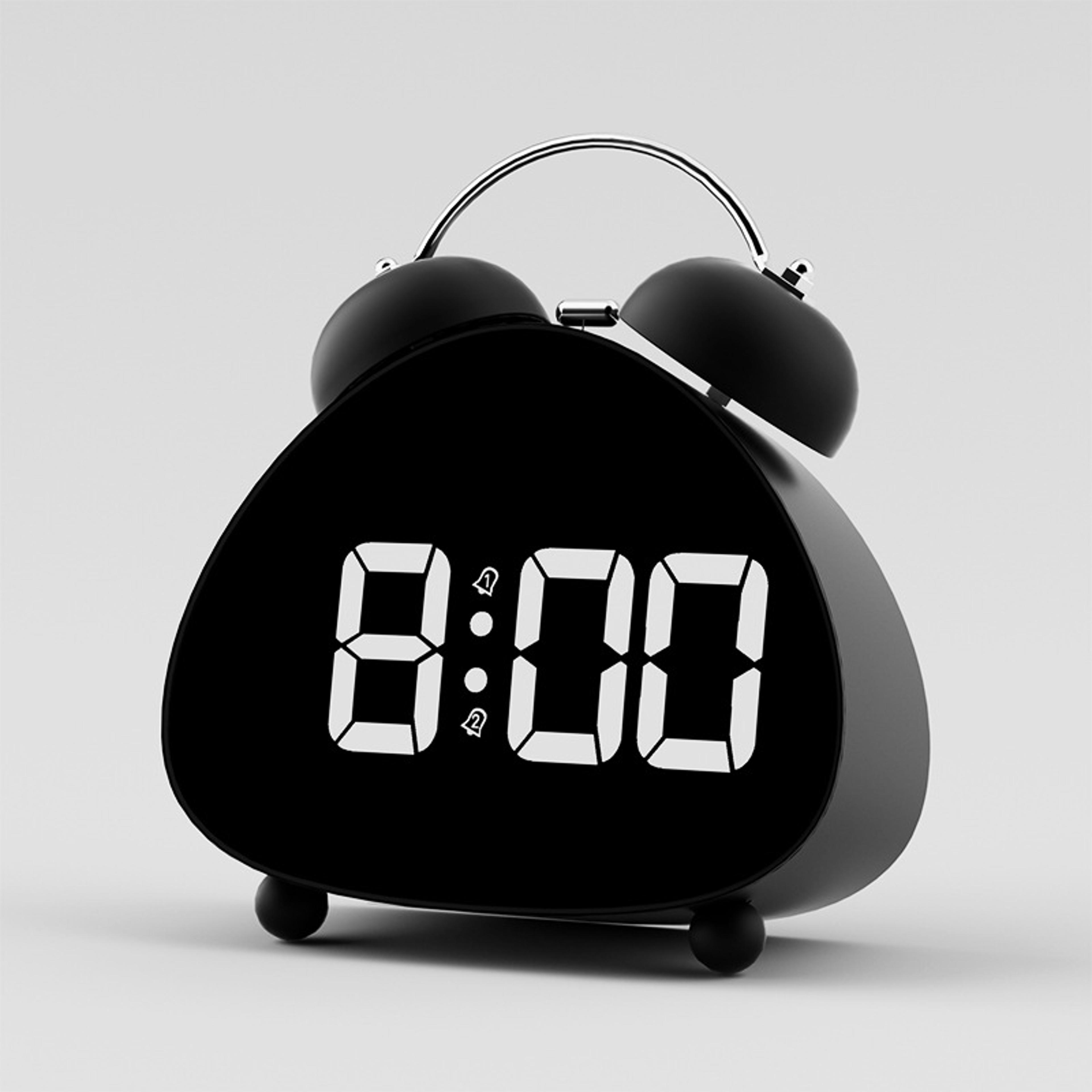 Wake Bright Digital Alarm Clock With Large LED Display Loud Alarm  Snooze For Bedroom Desk 9