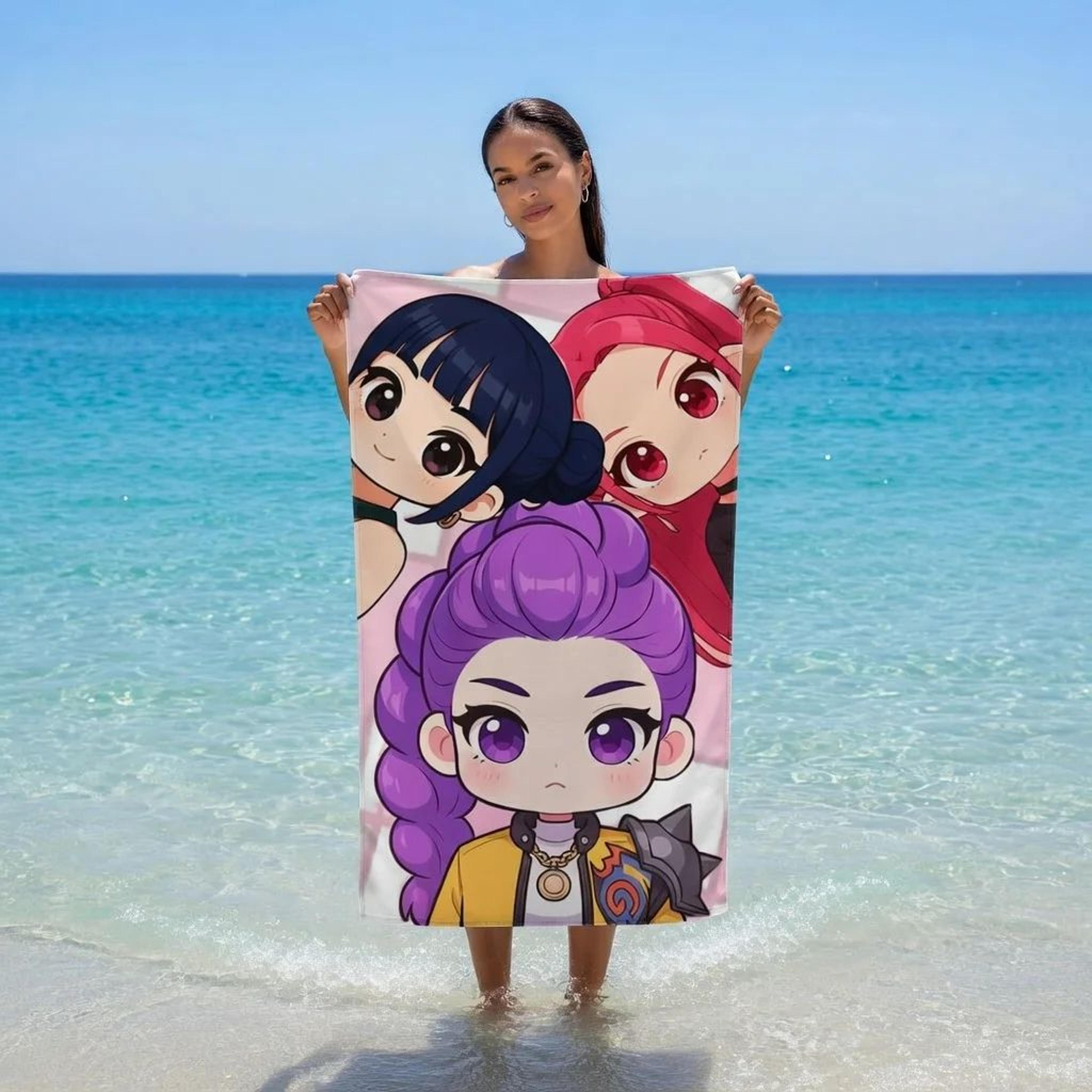 Kpop Beach Towel Quick Dry Microfiber Beach Towel For Swimming Travel  Kpop Fan Gift 1