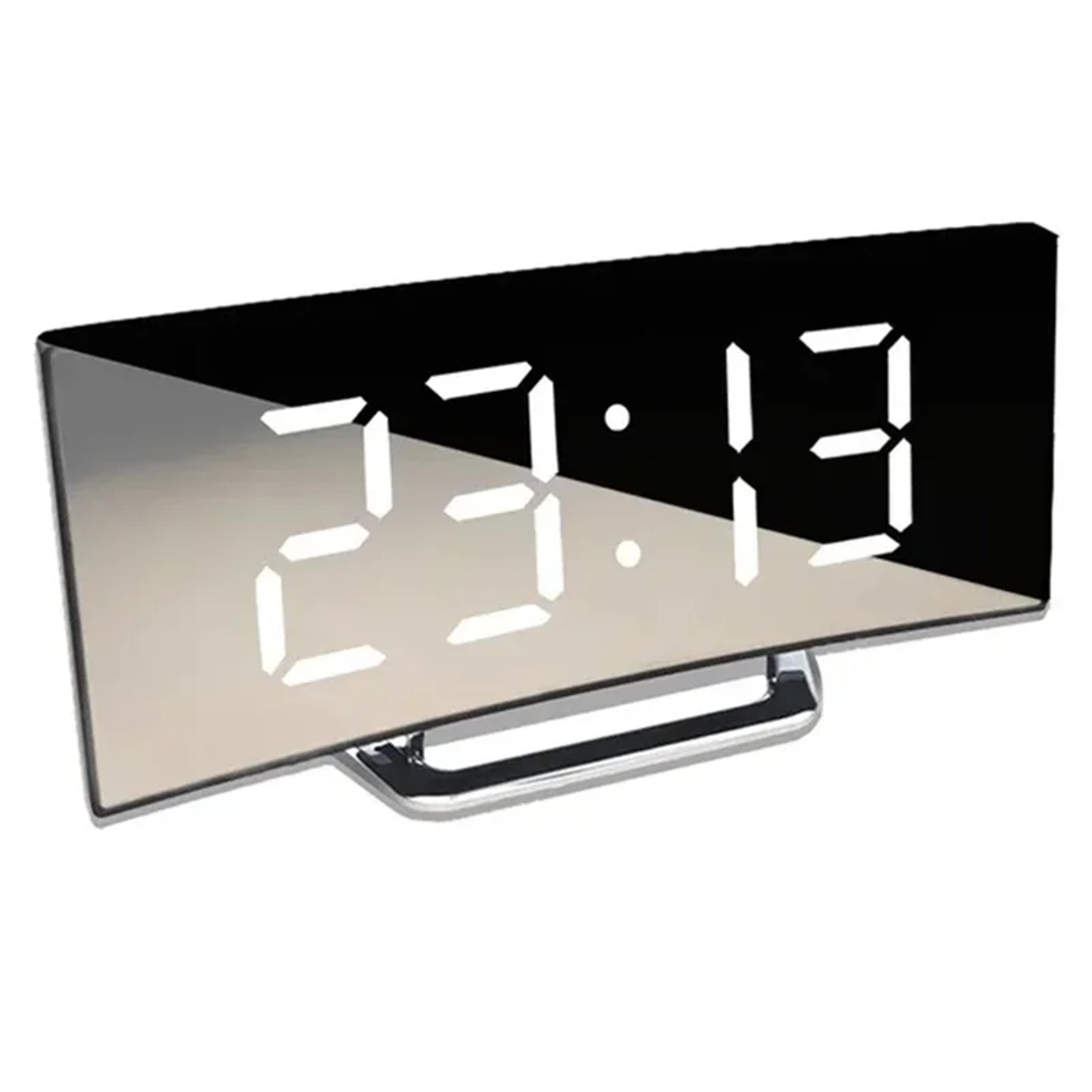 Smart LED Alarm Clock With Large Display Snooze  Adjustable Brightness For Bedroom And Desk 6