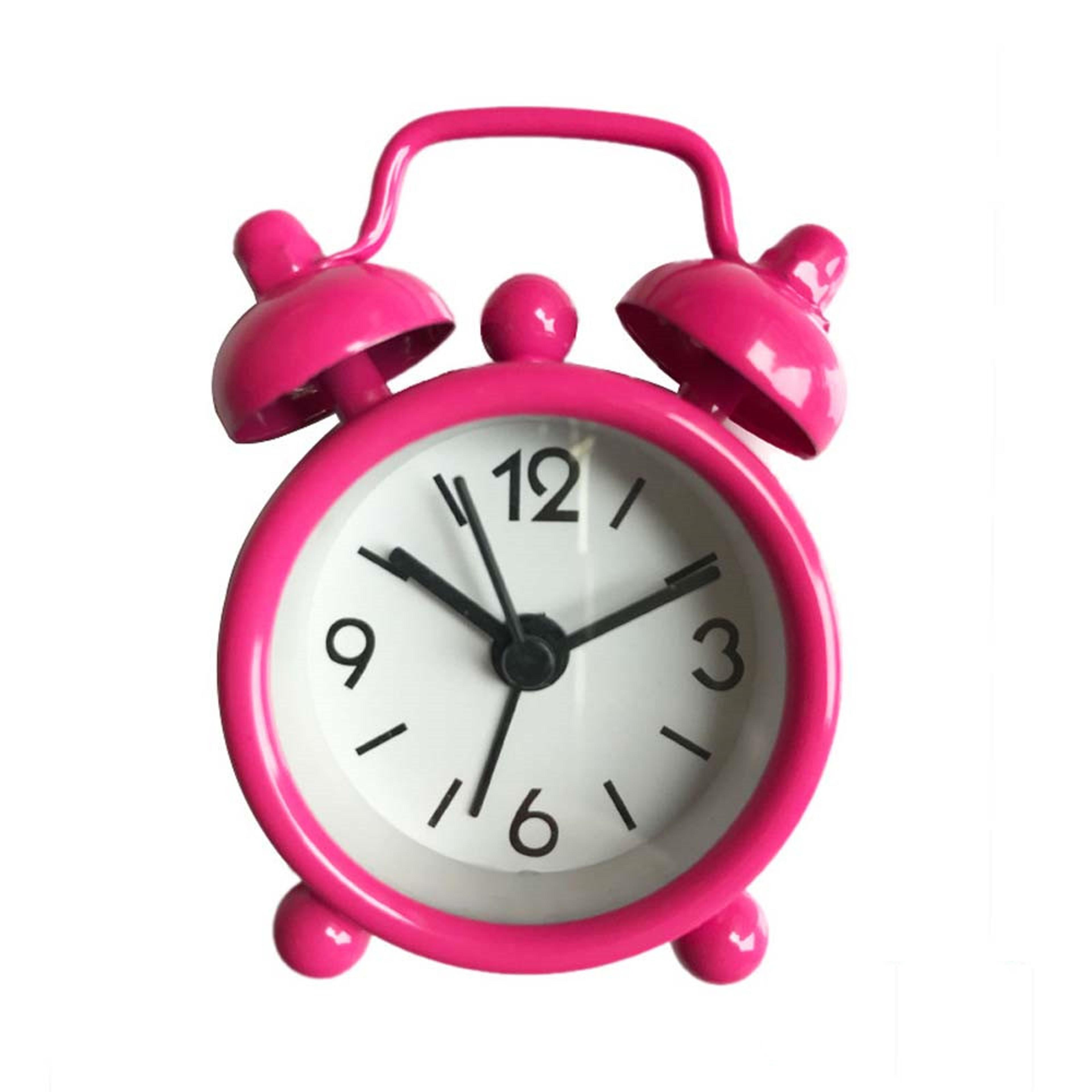 Retro Mini Alarm Clock Portable Desk Clock With Quartz Movement For Bedside  Travel 3