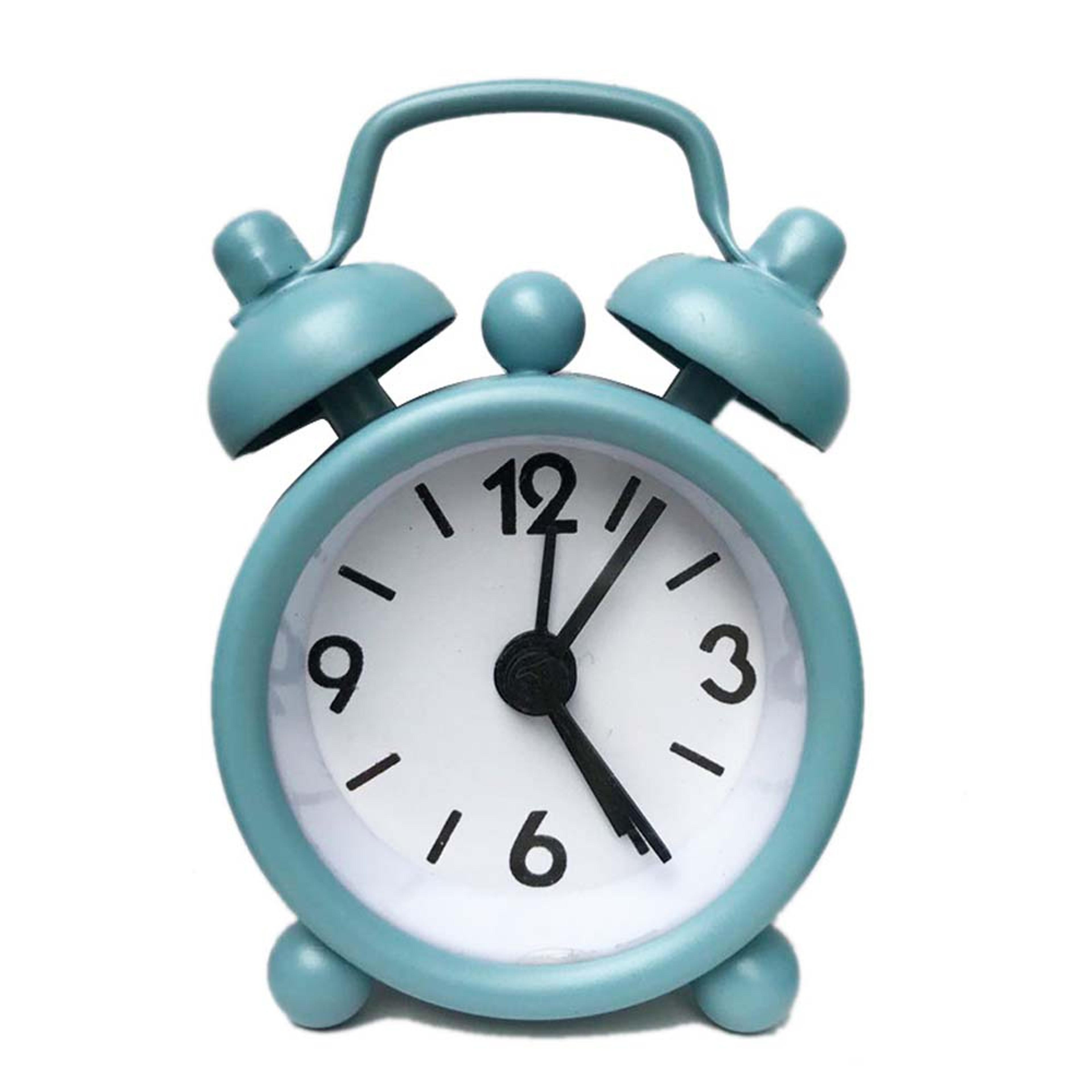 Retro Mini Alarm Clock Portable Desk Clock With Quartz Movement For Bedside  Travel 1