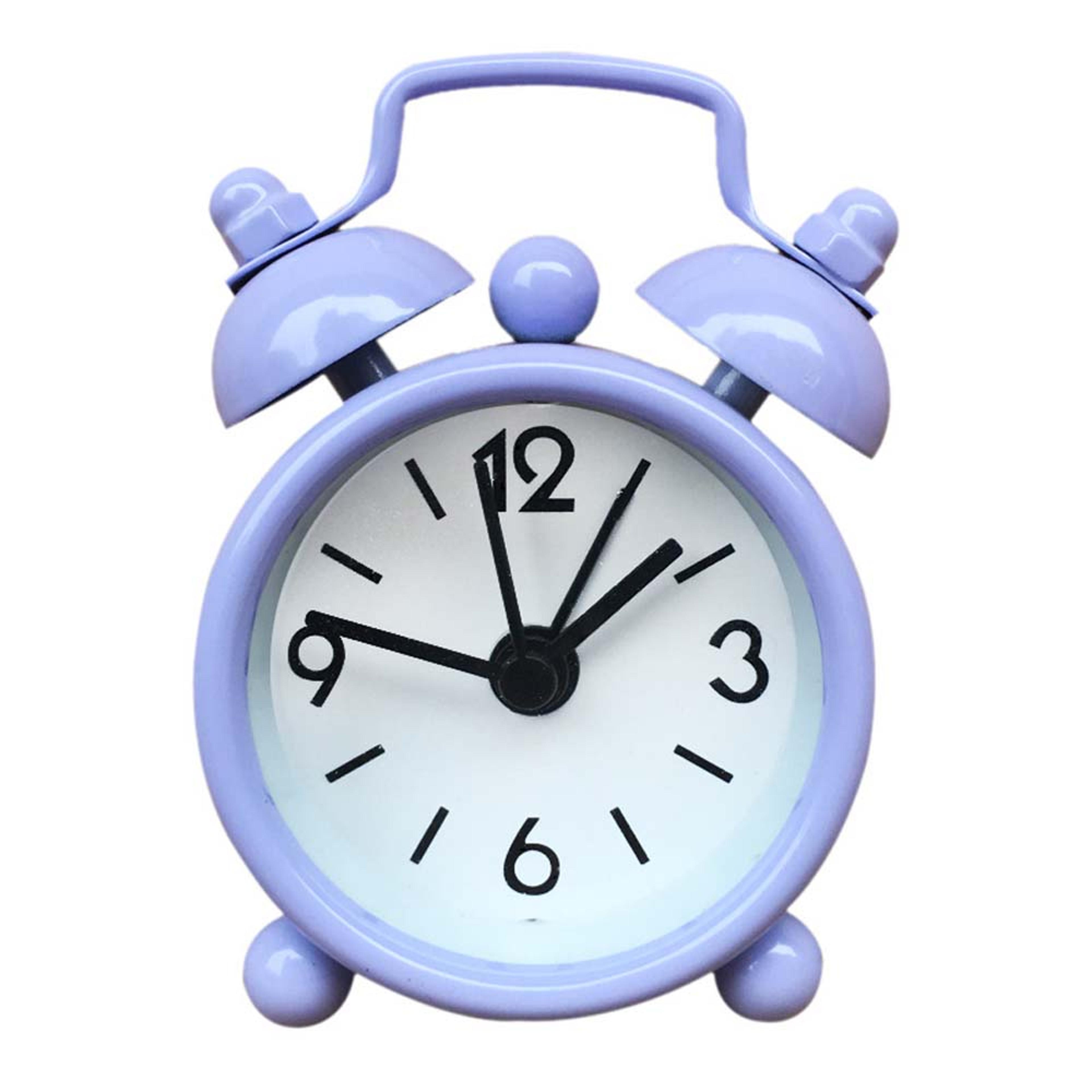 Retro Mini Alarm Clock Portable Desk Clock With Quartz Movement For Bedside  Travel 4