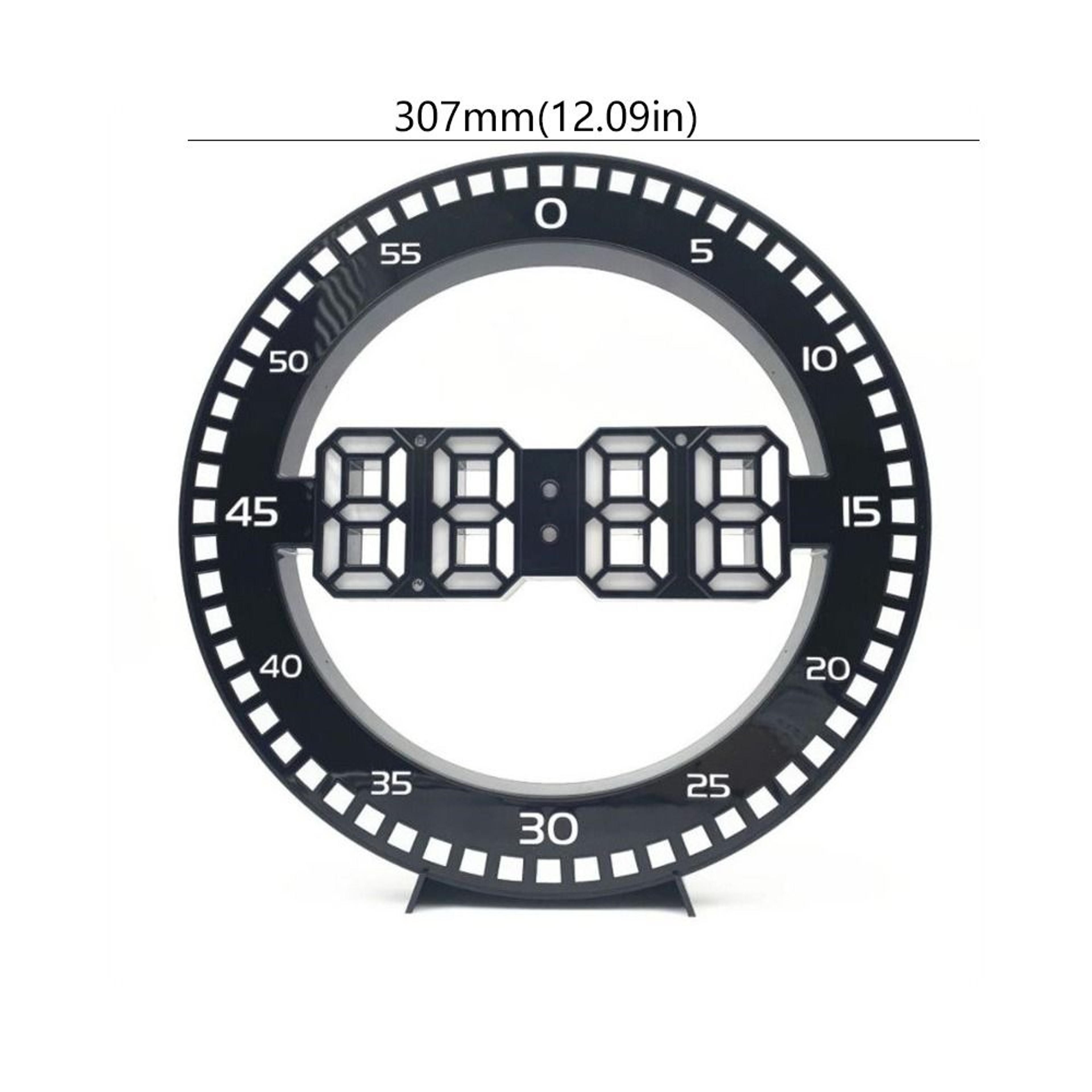 Large LED Digital Wall Clock With Silent Display Modern Electronic Wall Clock For Home  Office 5