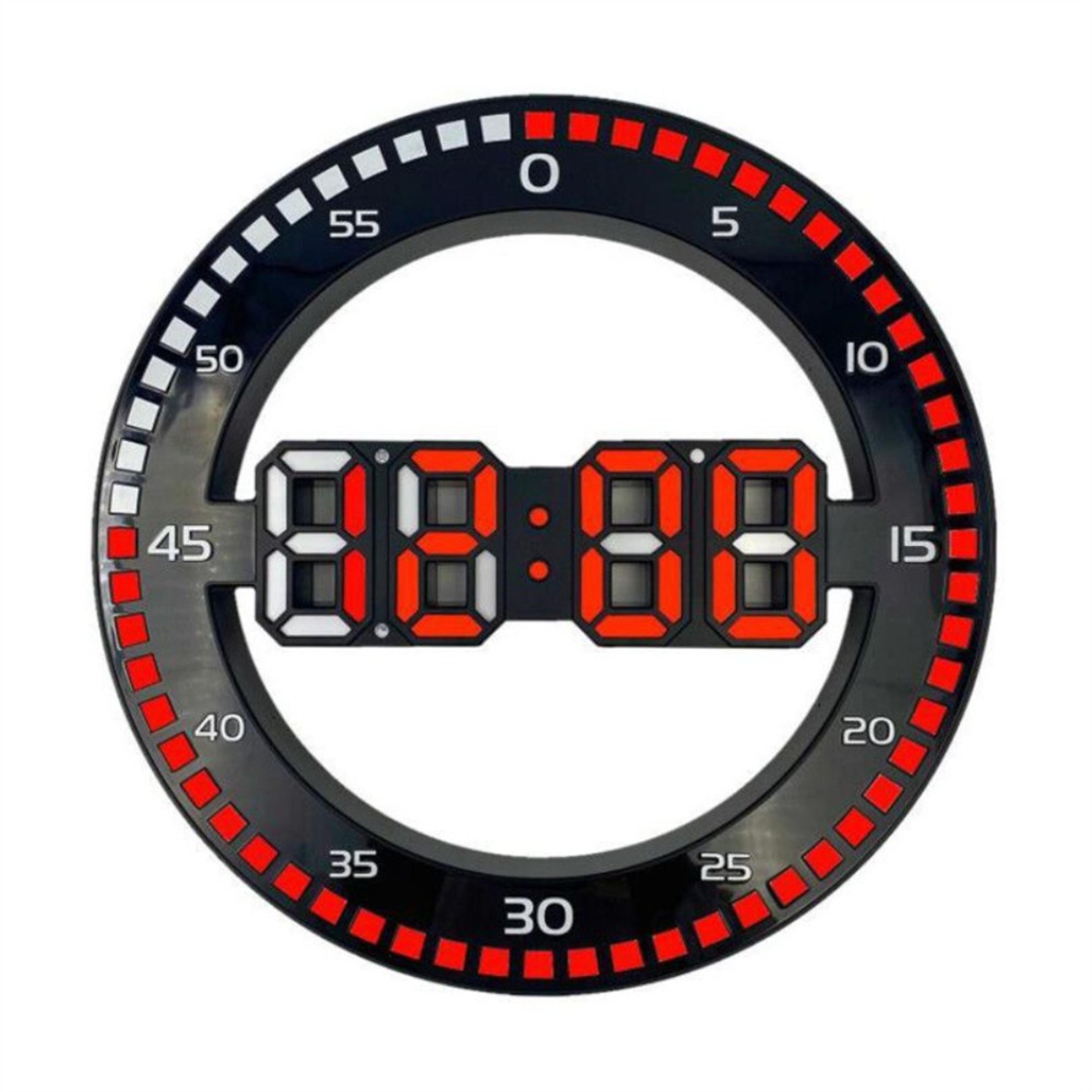 Large LED Digital Wall Clock With Silent Display Modern Electronic Wall Clock For Home  Office 6