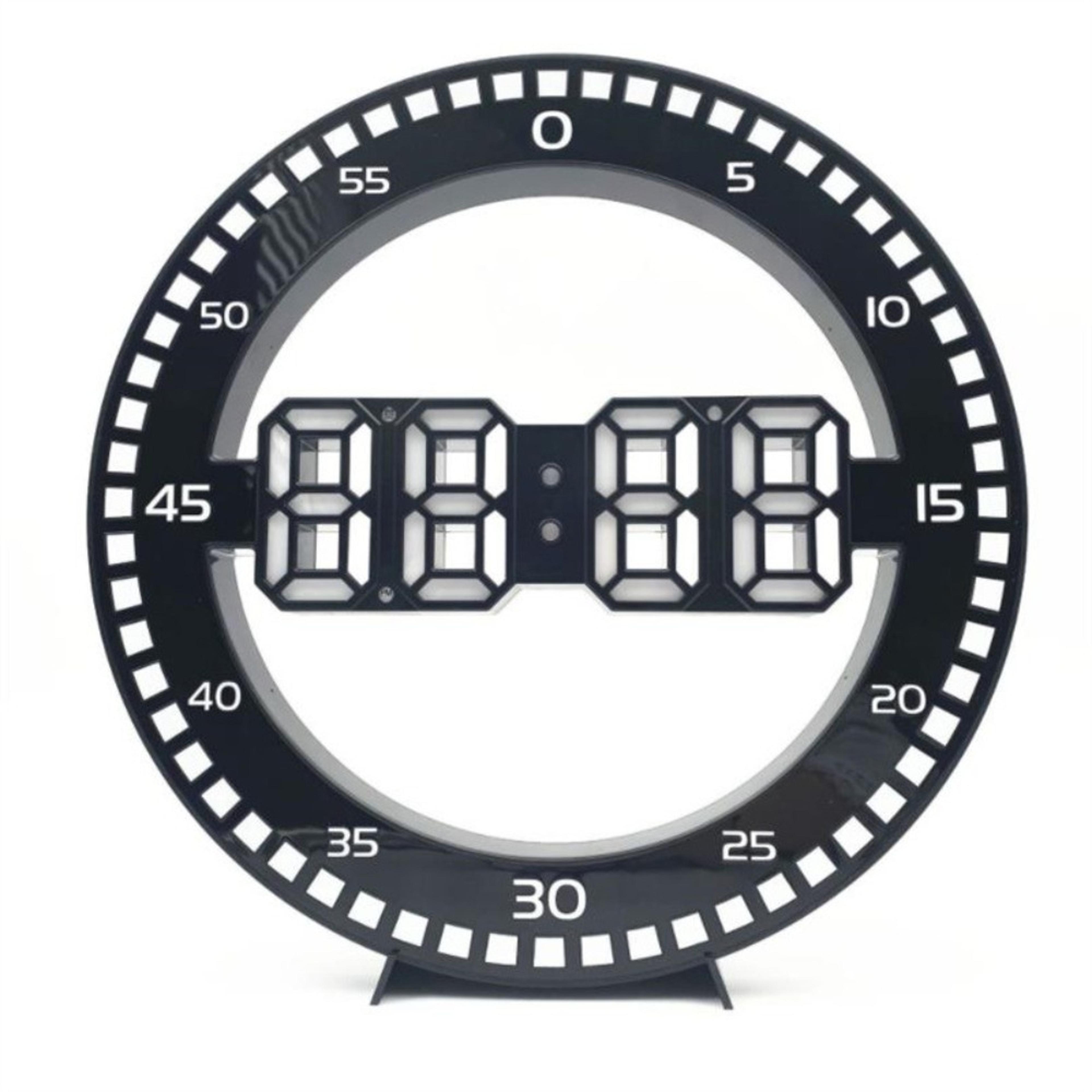 Large LED Digital Wall Clock With Silent Display Modern Electronic Wall Clock For Home  Office 7