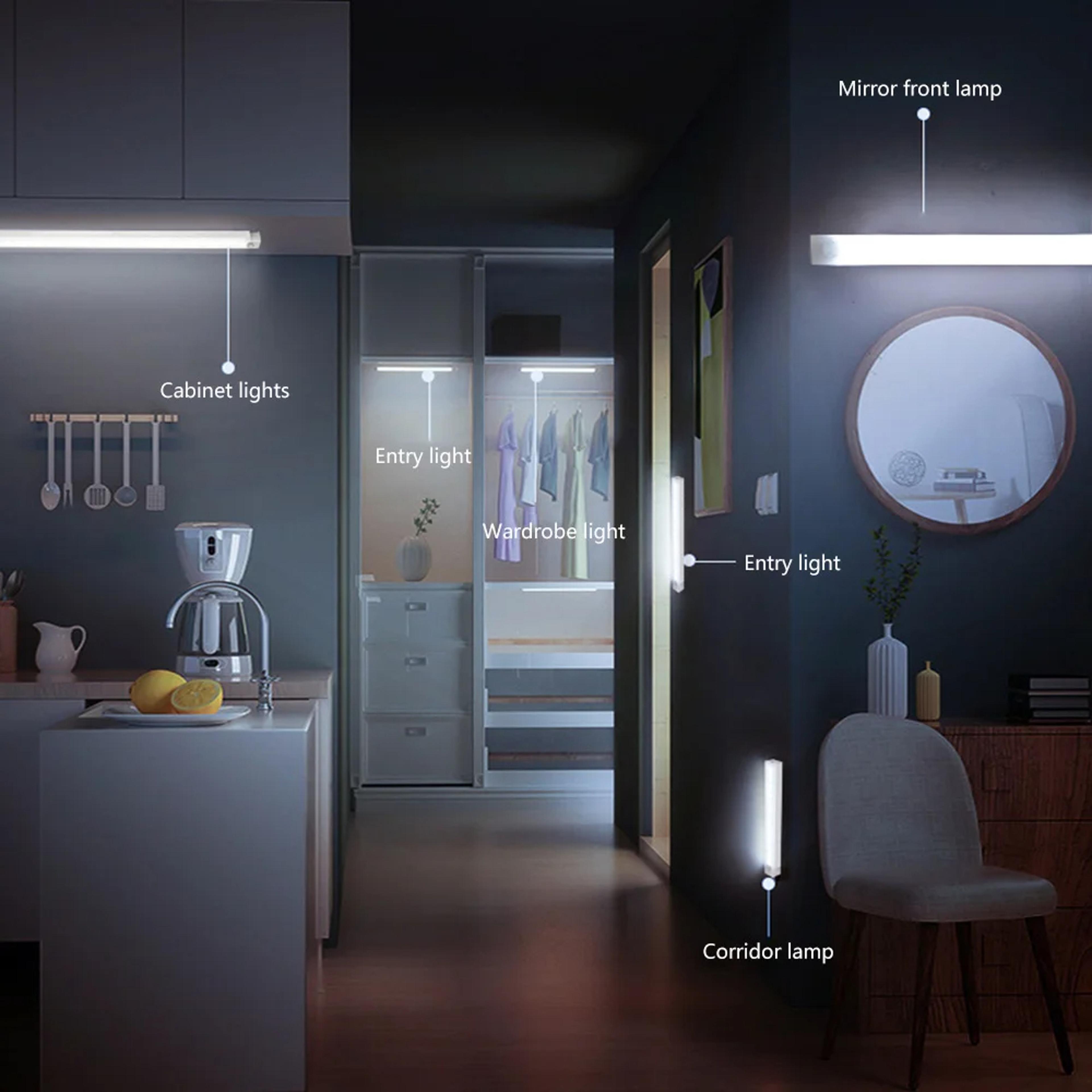 Glow Sense Motion Sensor LED Closet Light Rechargeable Wireless Night Lamp 1