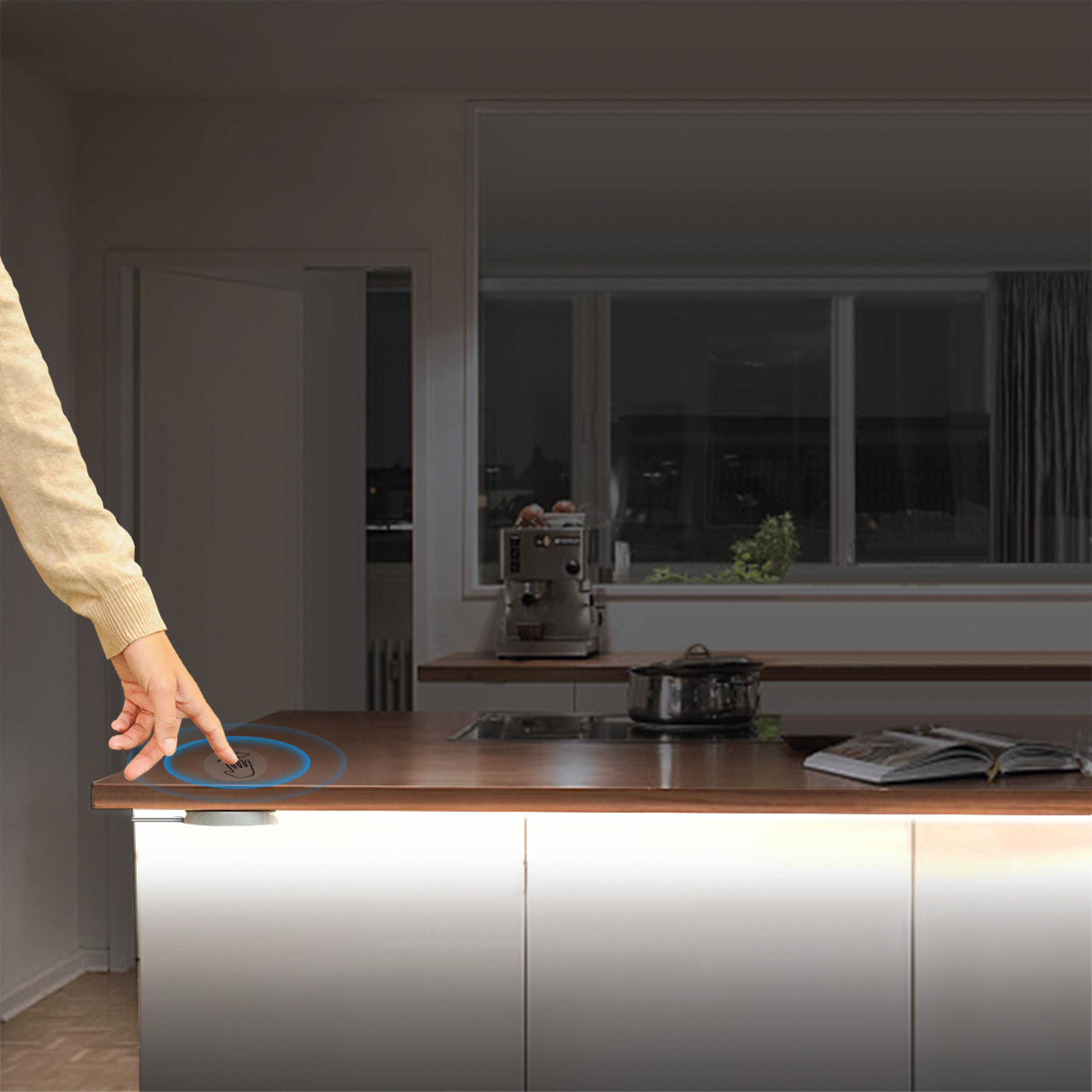 Smart LED Under Cabinet Light With COB LED Strip  Touch Sensor Dimmable Kitchen Cabinet Lighting 0