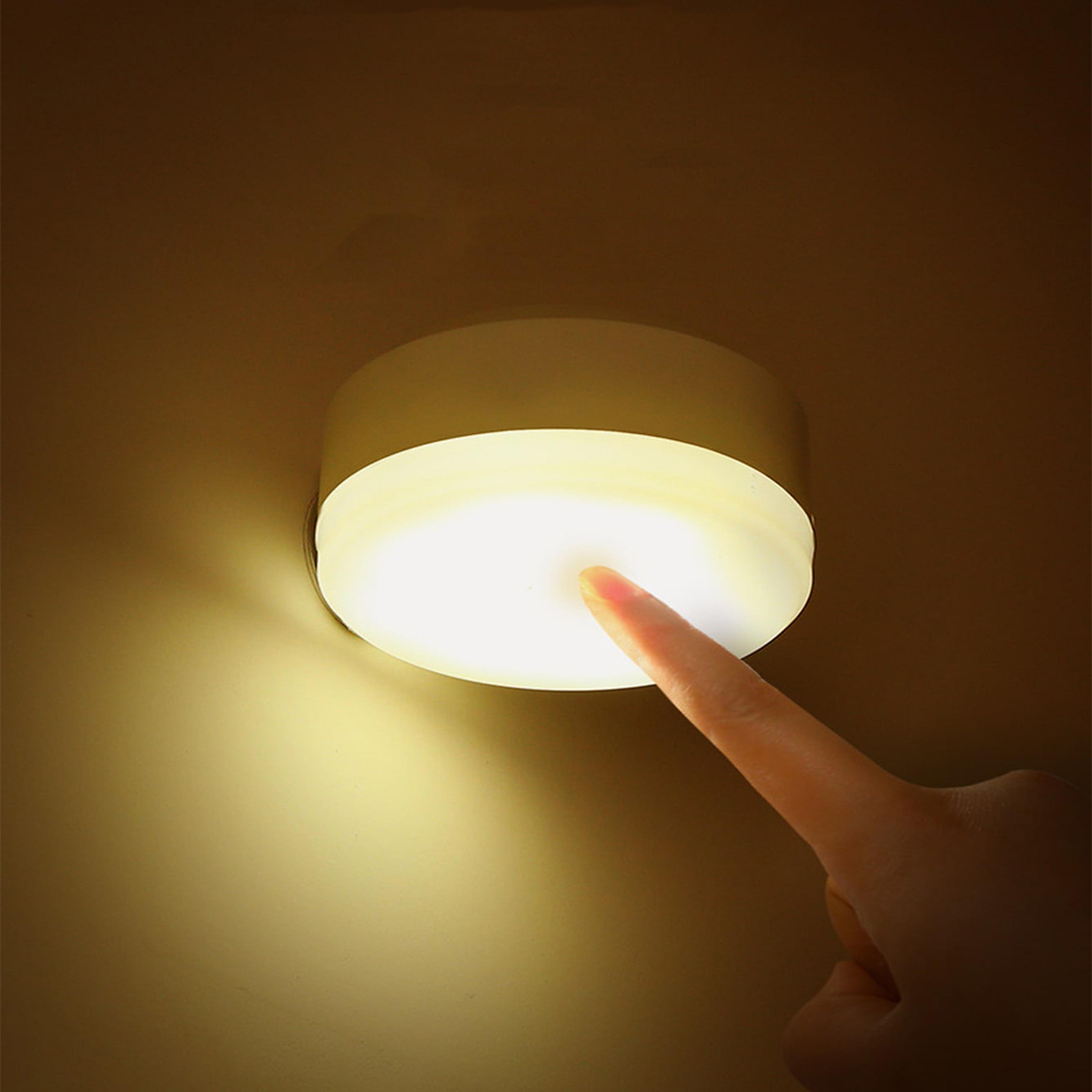glow ease led night light color battery powered night light for closet, cabinet & bedroom