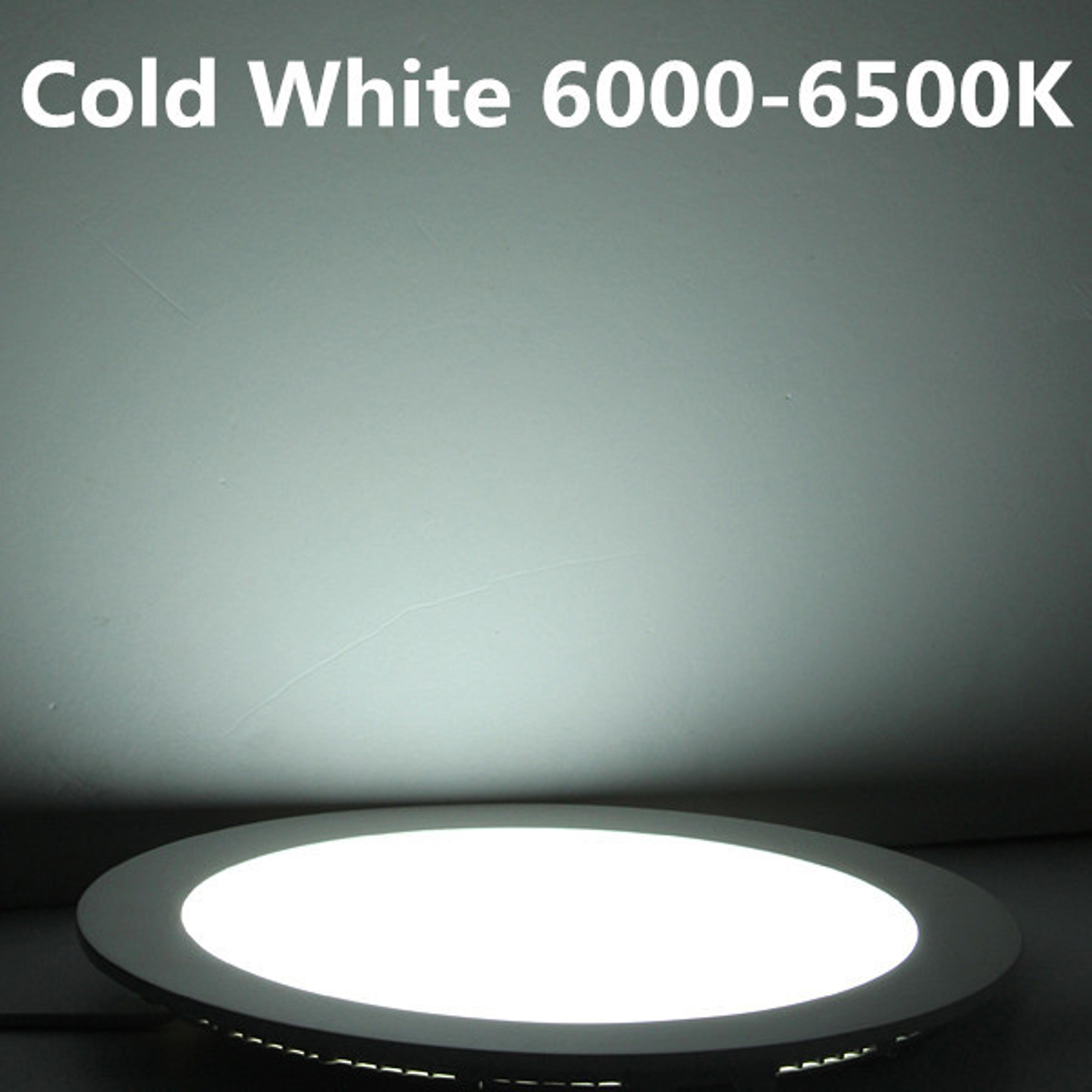 Ultra Thin LED Panel Light Dimmable Round Recessed Ceiling Light 2