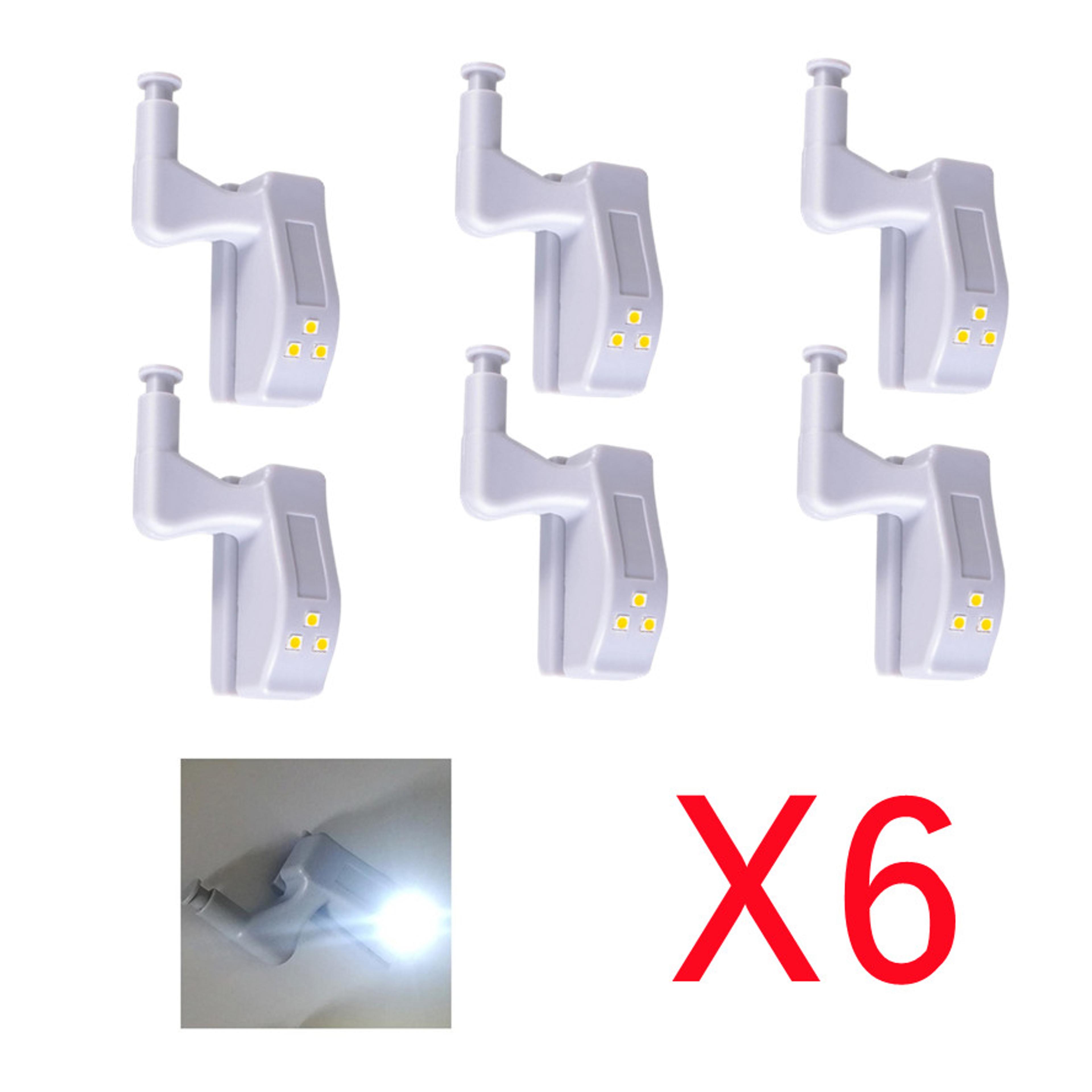 LED Cabinet Hinge Light Wardrobe Sensor Light Under Cabinet Lights 6
