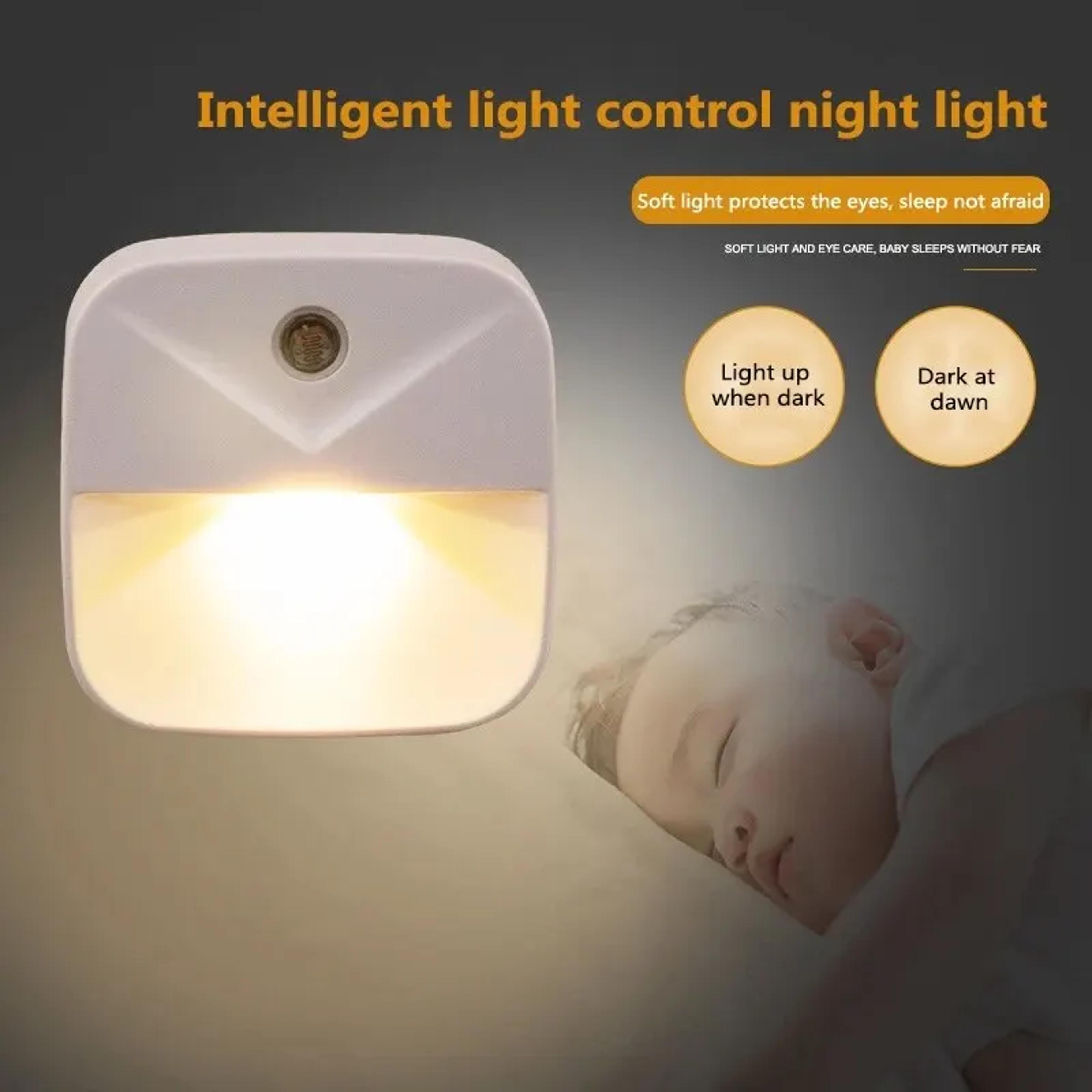Smart Motion Sensor LED Night Light Plug In Lamp For Hallway Bedroom 1