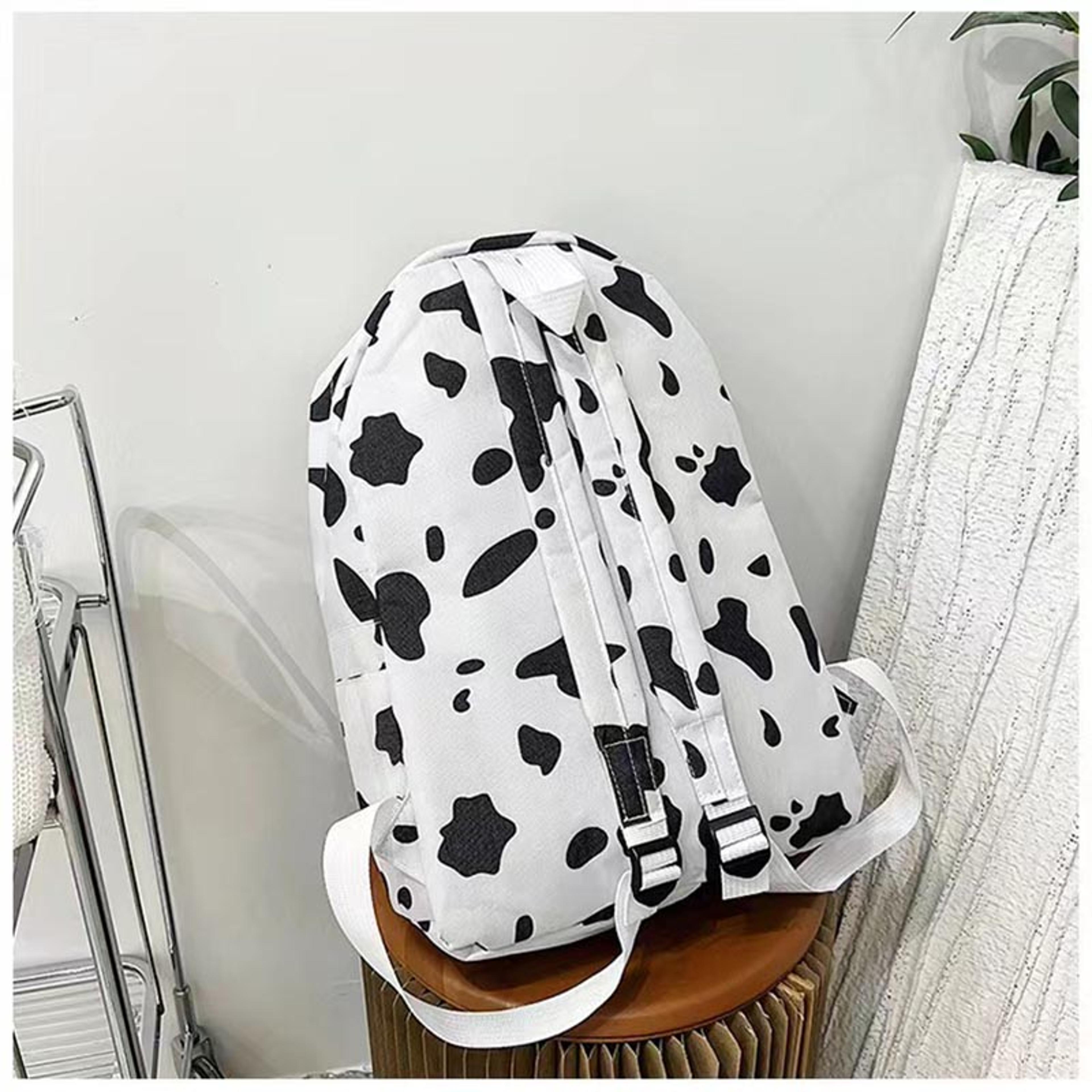 Cow Print Backpack For Kids Waterproof School Bag Cute Childrens Backpack 2