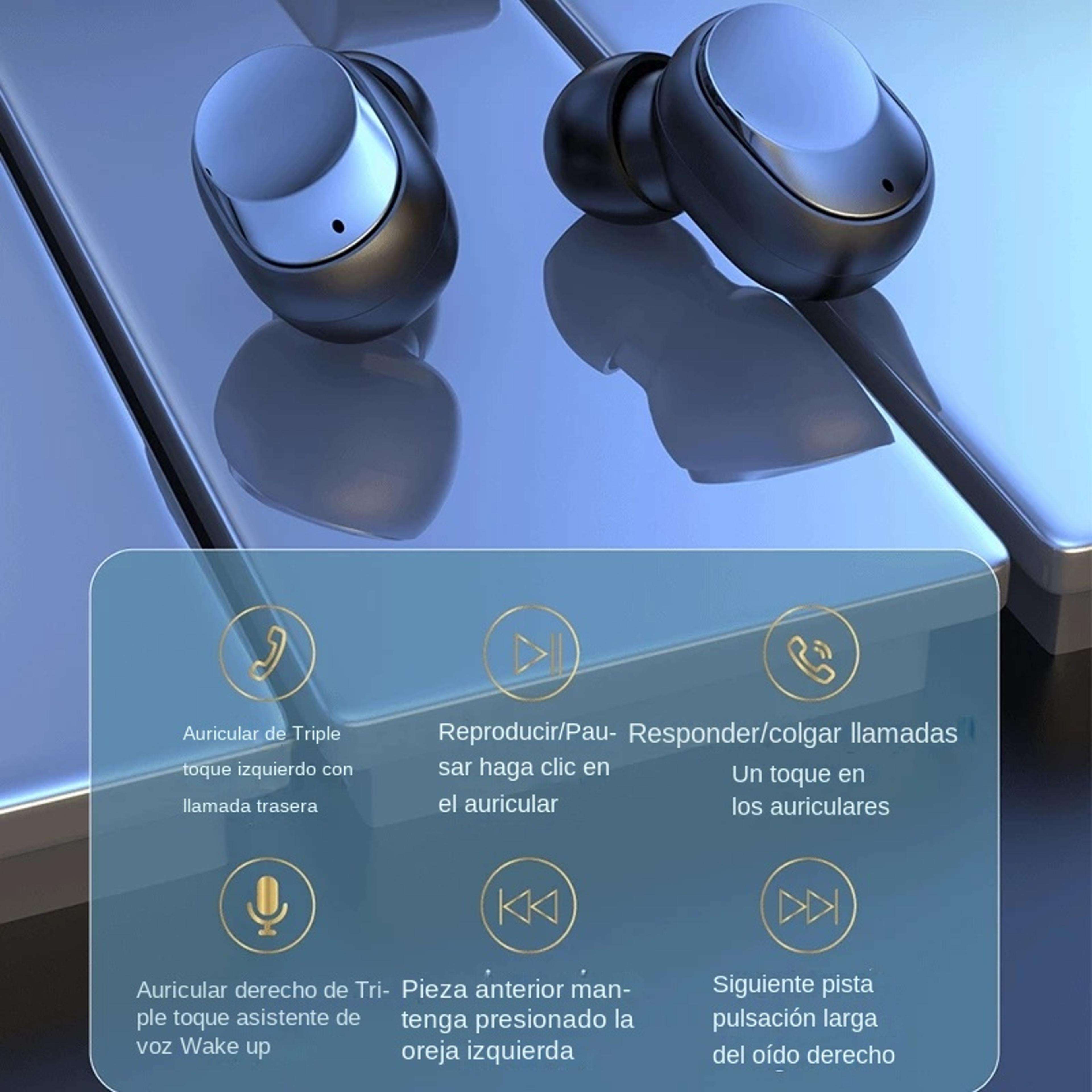 Wireless Bluetooth Earbuds With LED Display  Mic For Sports And Gaming 3