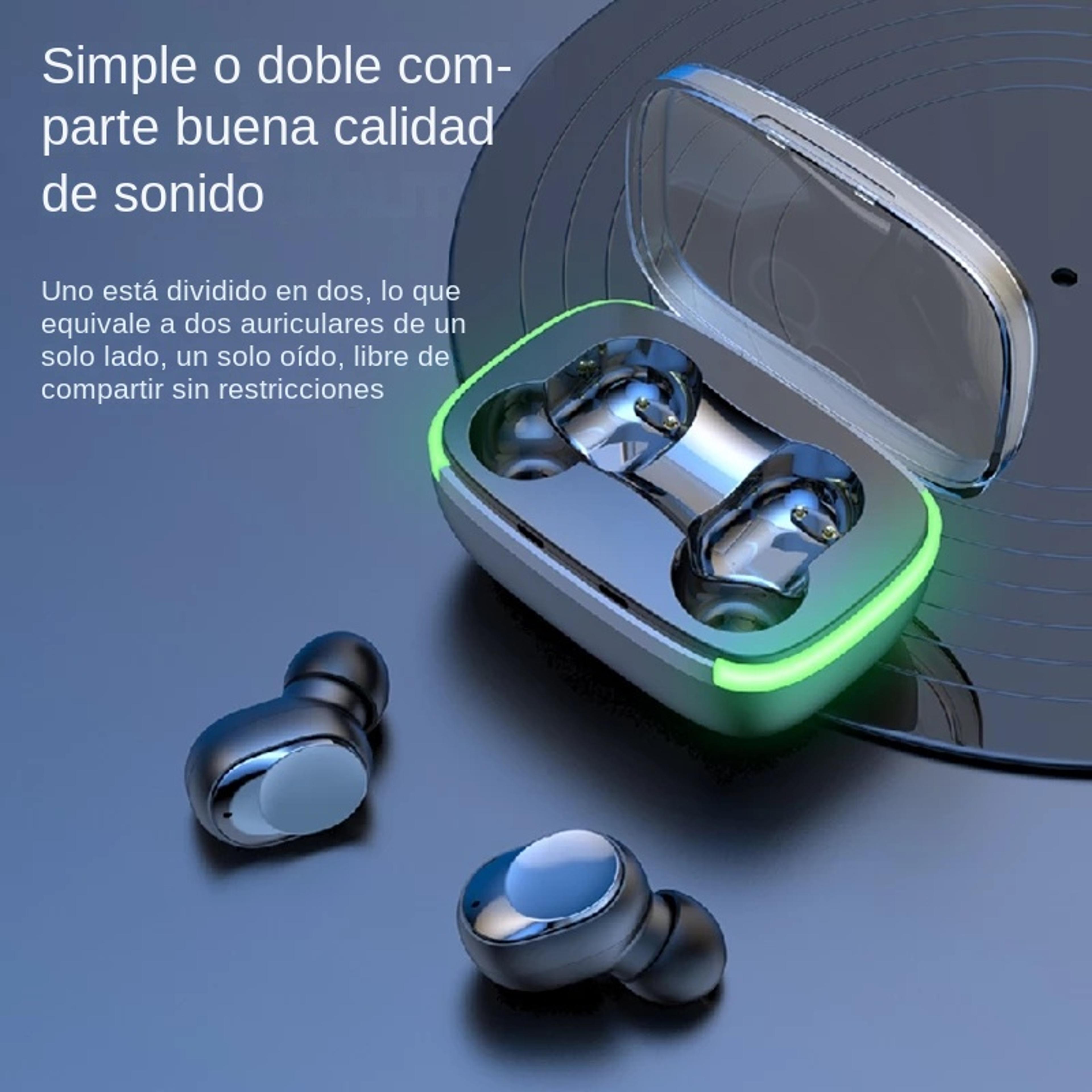 Wireless Bluetooth Earbuds With LED Display  Mic For Sports And Gaming 5