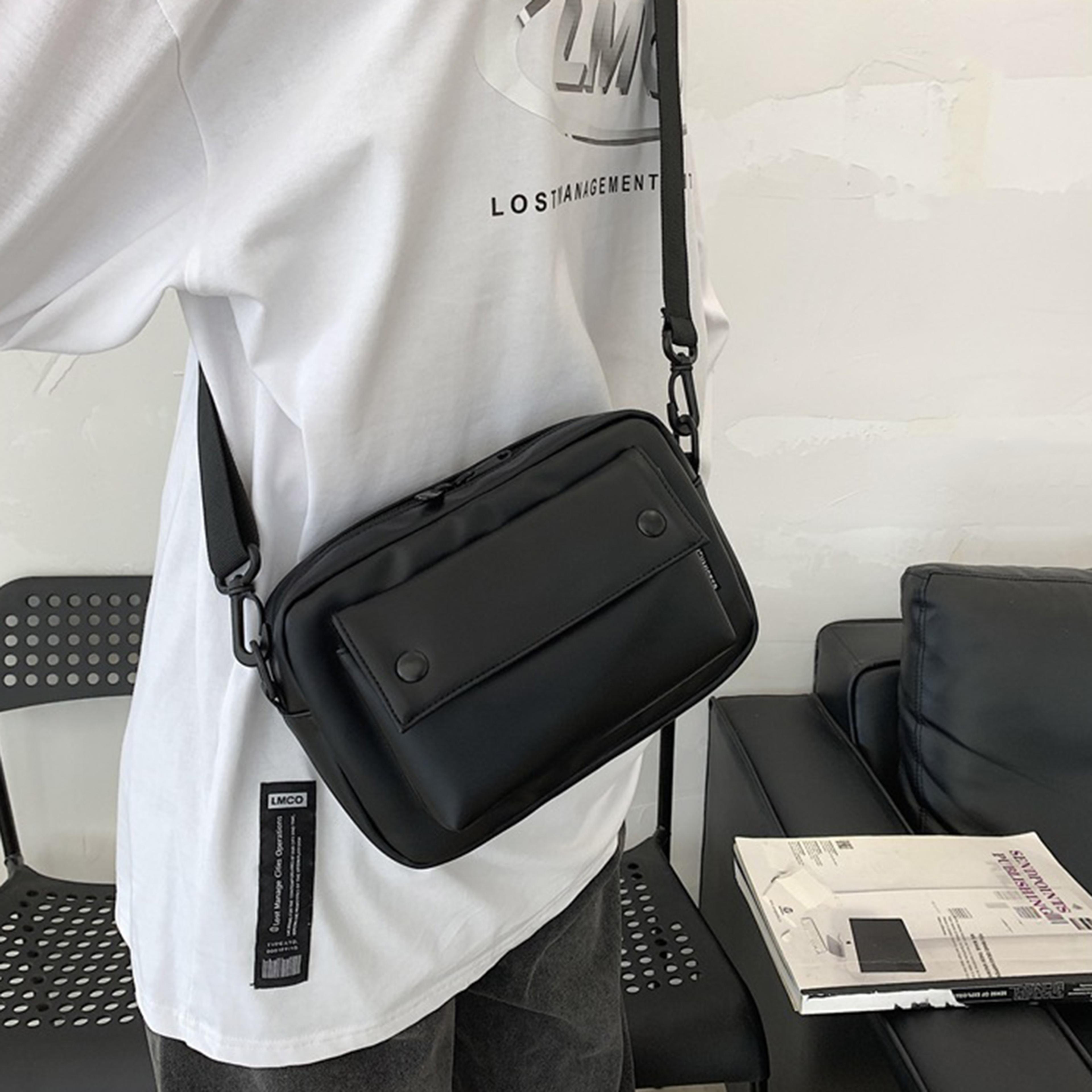 urban flex small shoulder bag stylish pu leather messenger bag for everyday crossbody carry