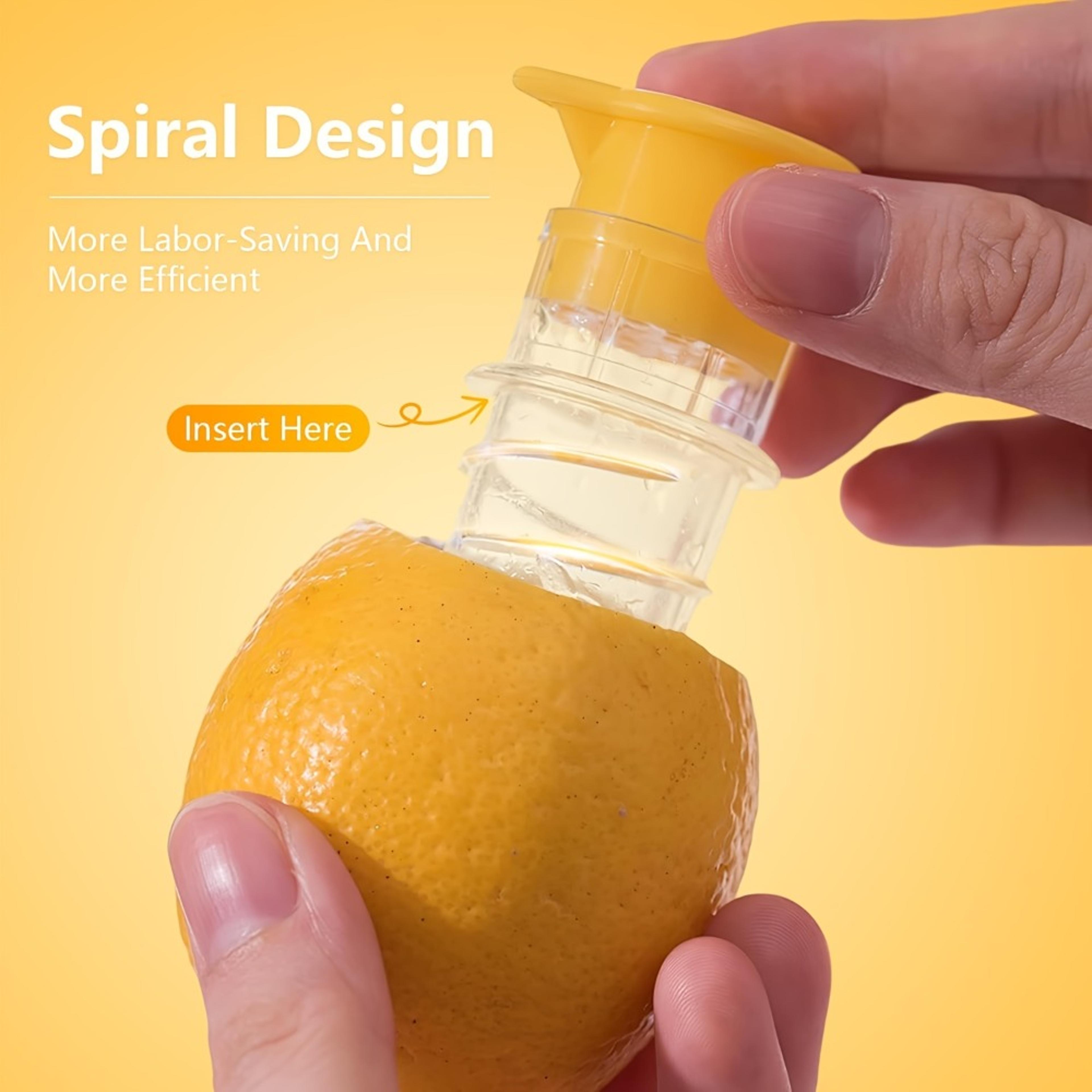 Portable Lemon Squeezer Manual Citrus Juicer With Built In Filter And Screw Top Lid 4
