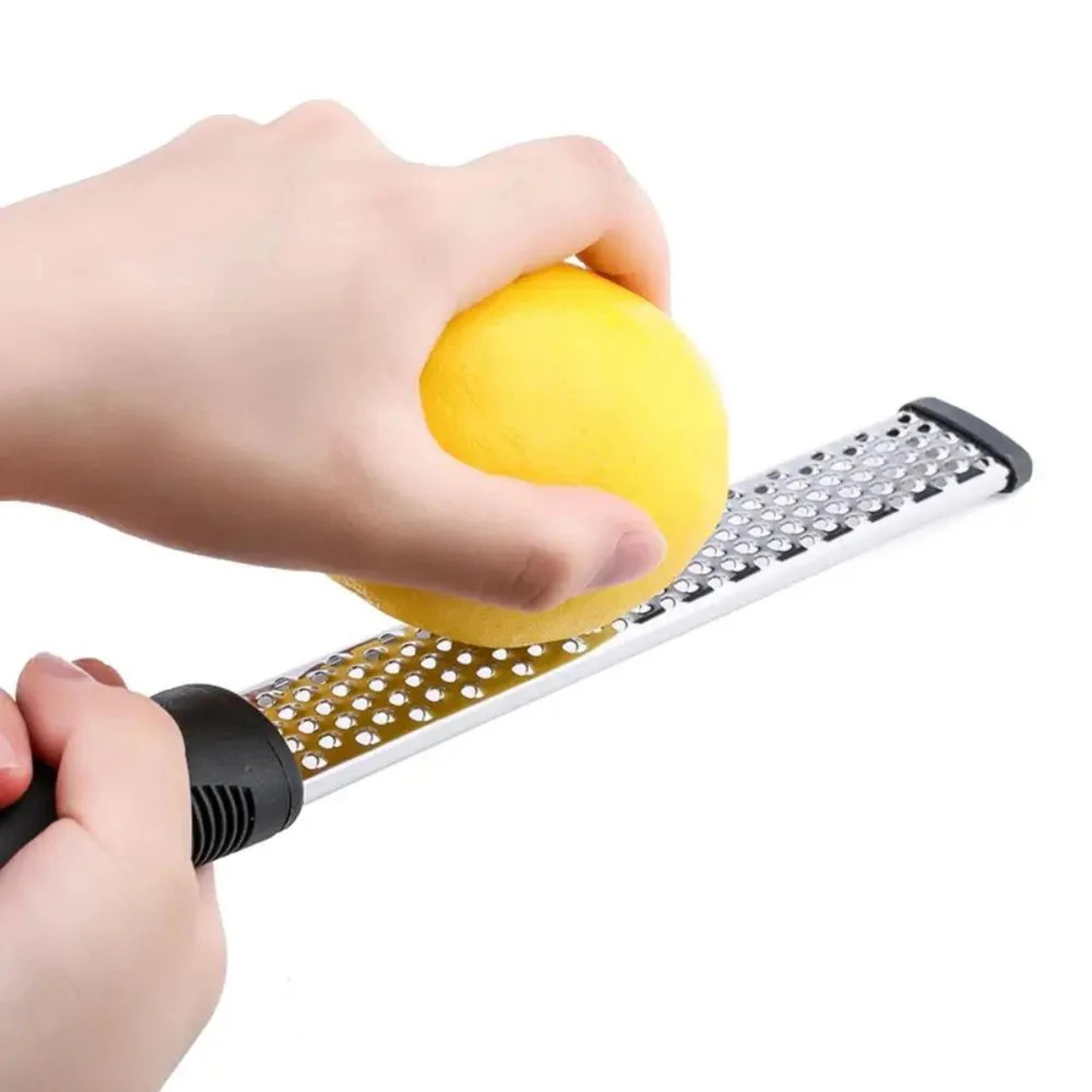 Professional Microplane Grater  Lemon Zester With Non Slip Grip For Cheese Garlic  Ginger 3
