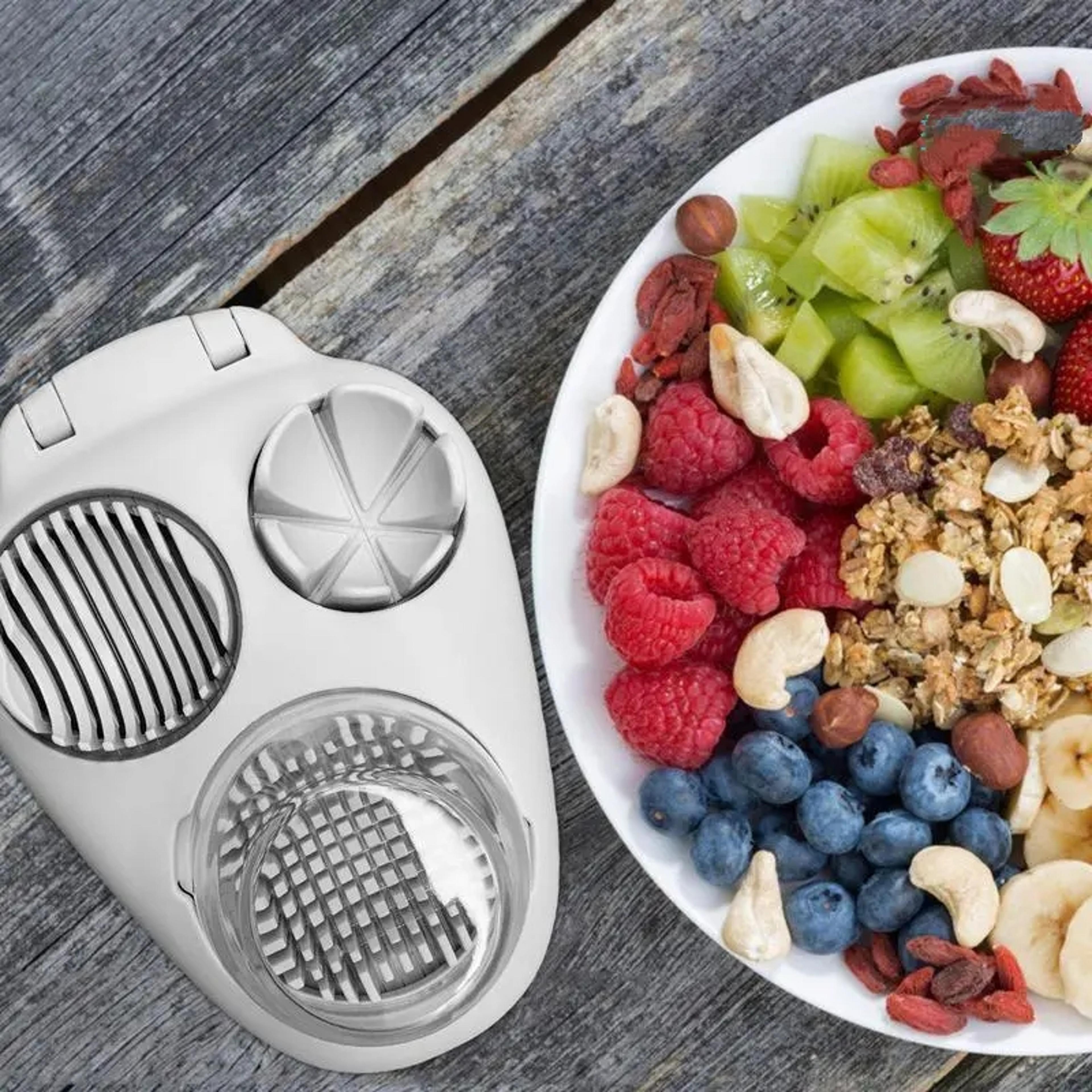 Egg Slicer Tool Multifunctional Egg Cutter For Boiled Eggs Fruits And Vegetables 2