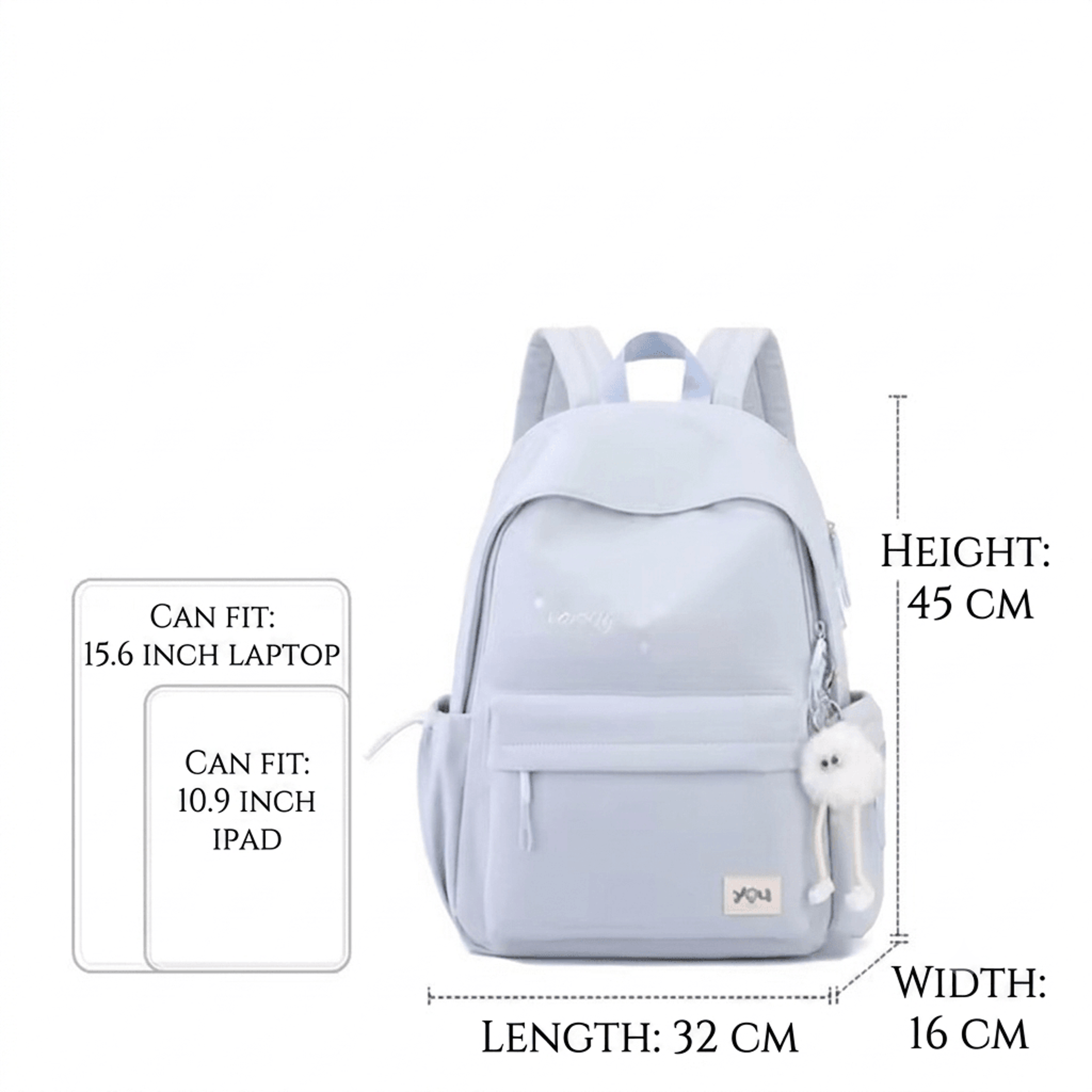 Fashion Waterproof Laptop Backpack Large Capacity School Travel Bag For Women Men 4