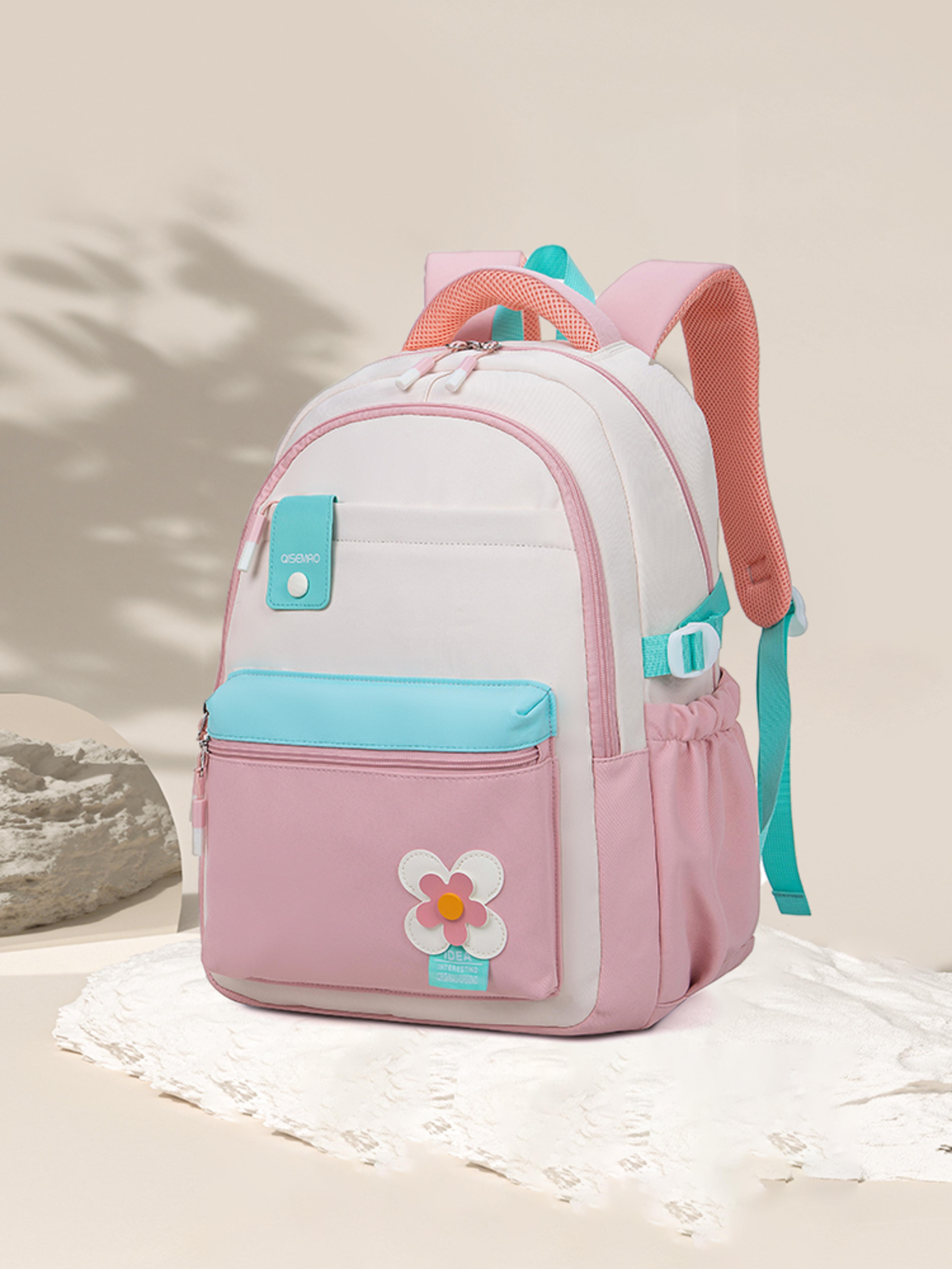 Lightweight School Backpack For Girls Junior High Students Cute Student Bag 7