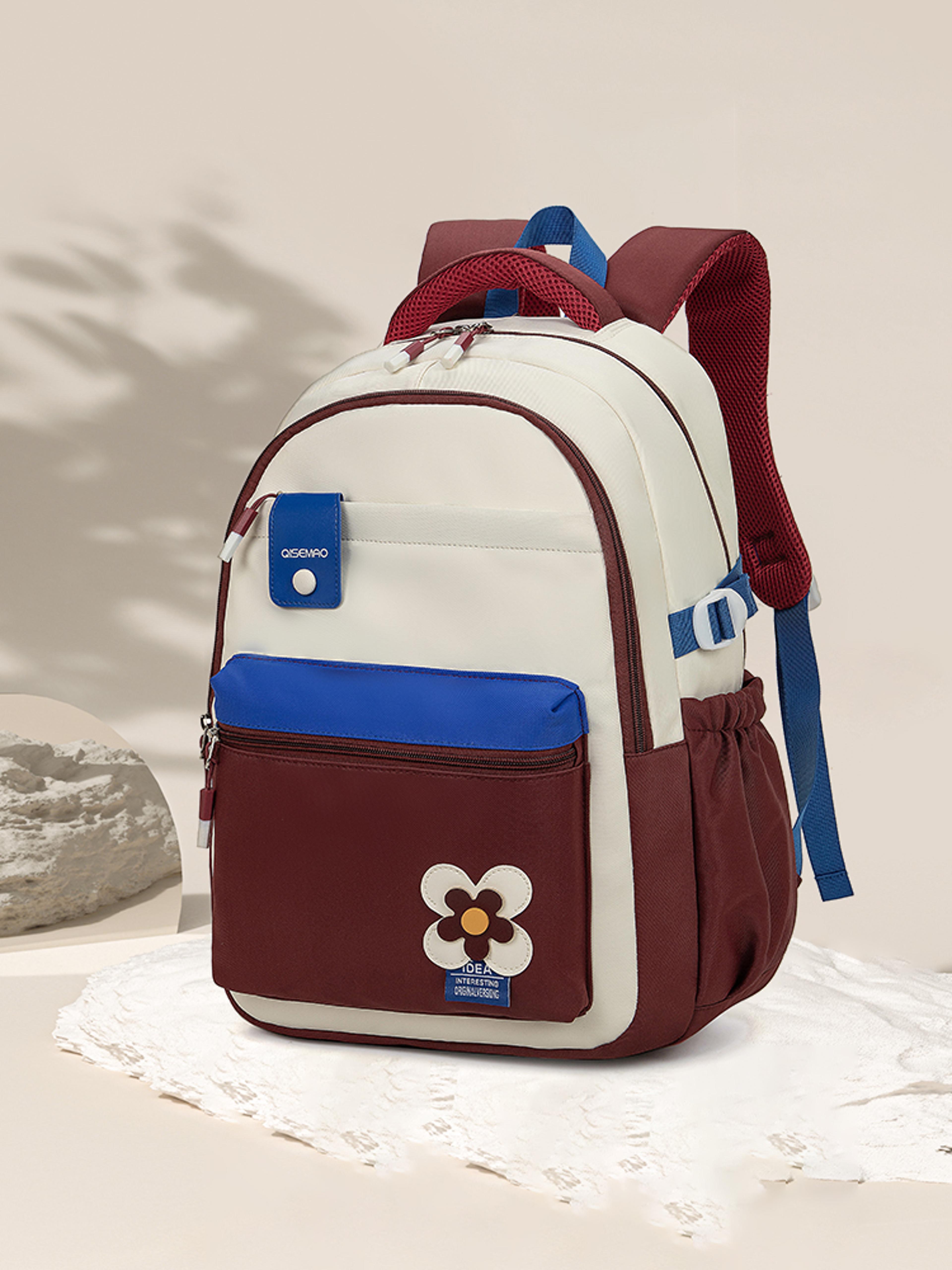 Lightweight School Backpack For Girls Junior High Students Cute Student Bag 11