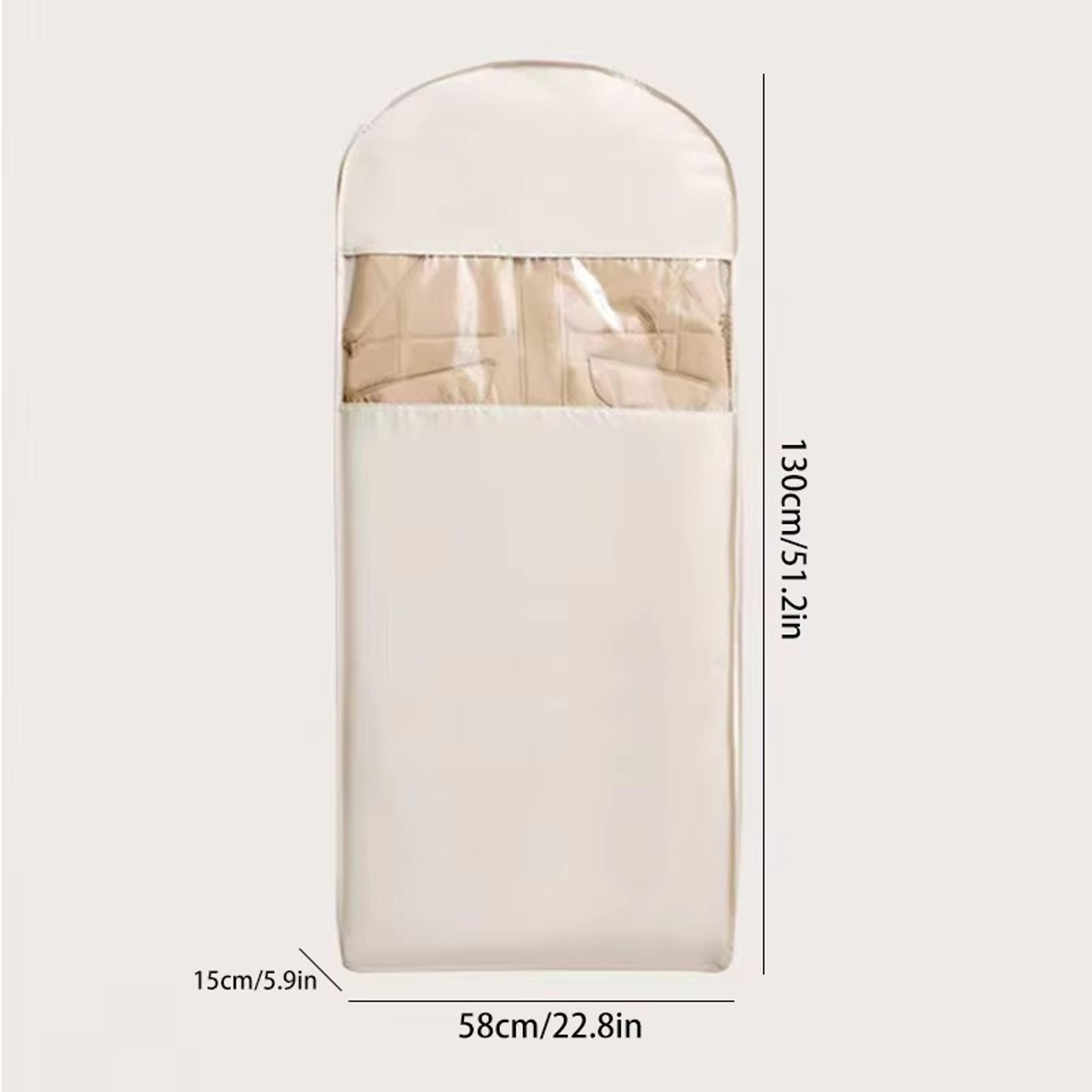 Down Jacket Compression Storage Bag Hanging Wardrobe Organizer Space Saving Clothes Cover 4