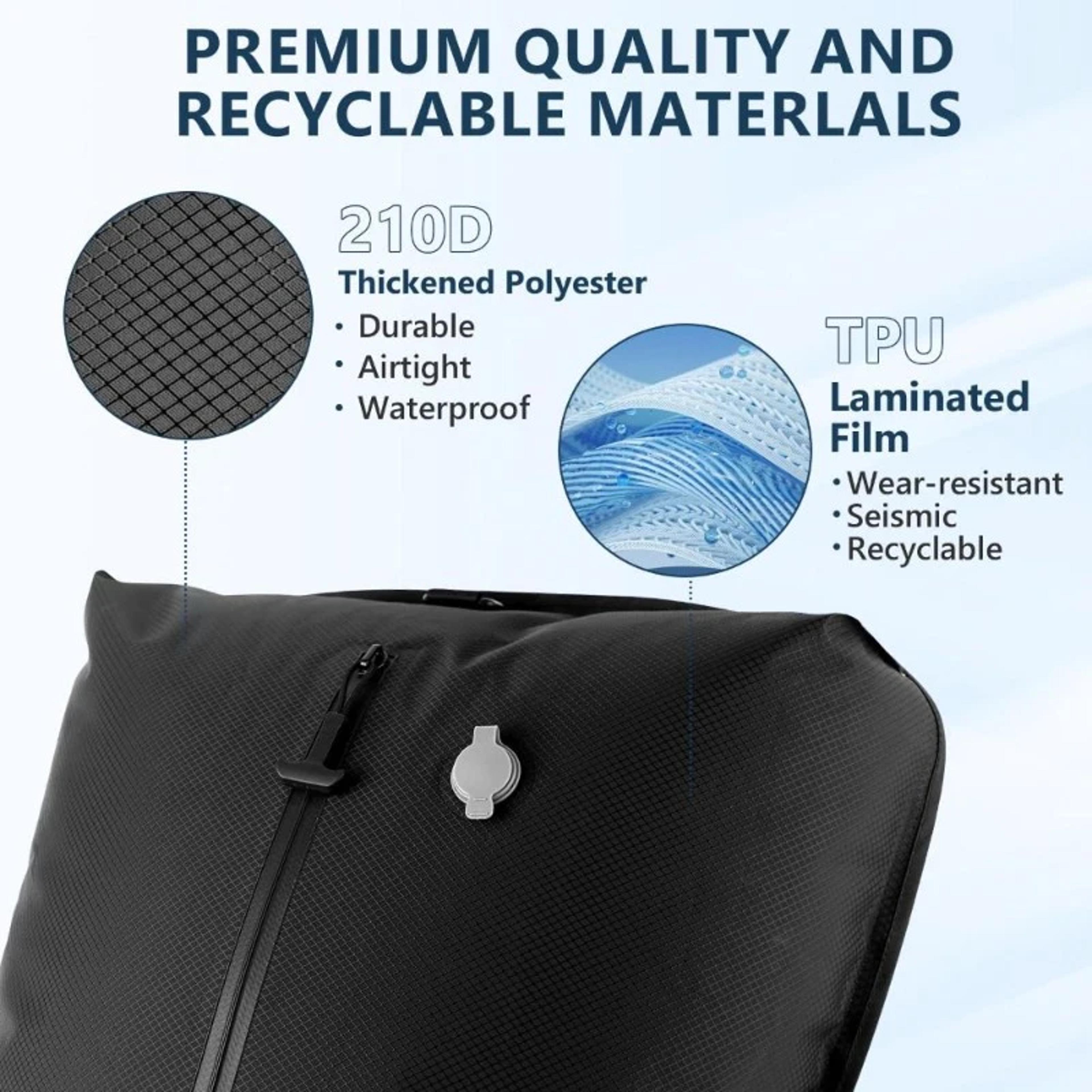 Vacuum Compression Bag With Air Pump Space Saver Travel Storage Organizer 3