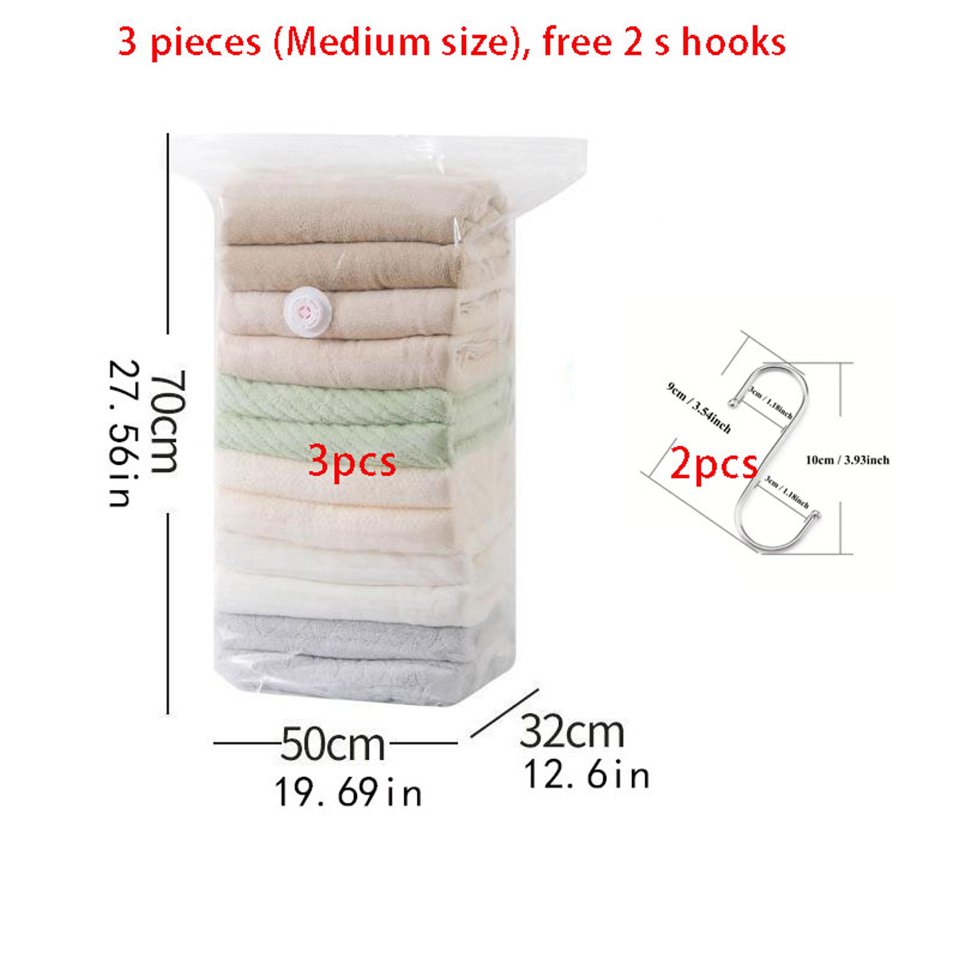 Thickened Compression Vacuum Storage Bags With Metal Hook For Clothing Organization And Travel 7