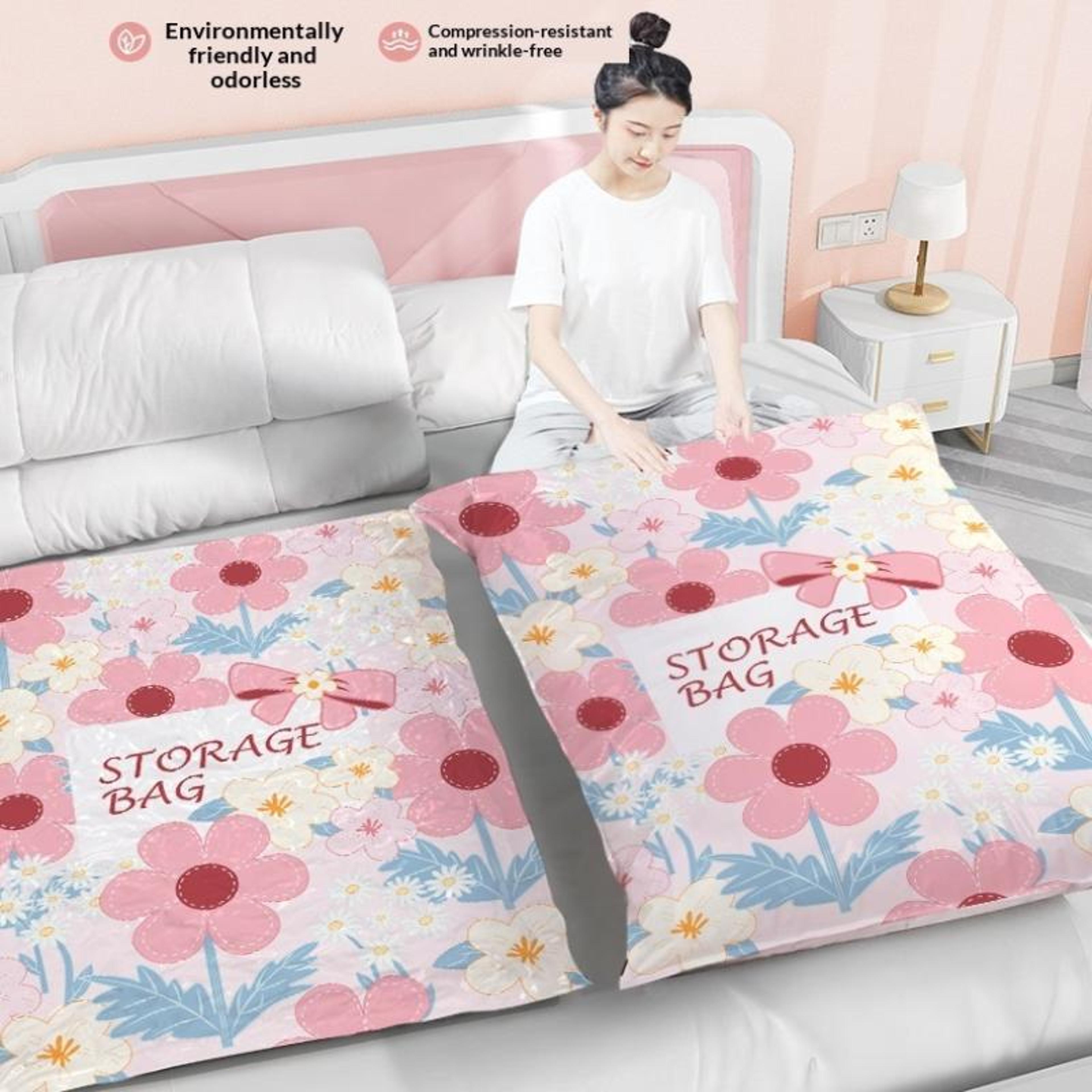 Vacuum Storage Bags Space Saver Compression Bags For Clothes Blankets And Comforters 2
