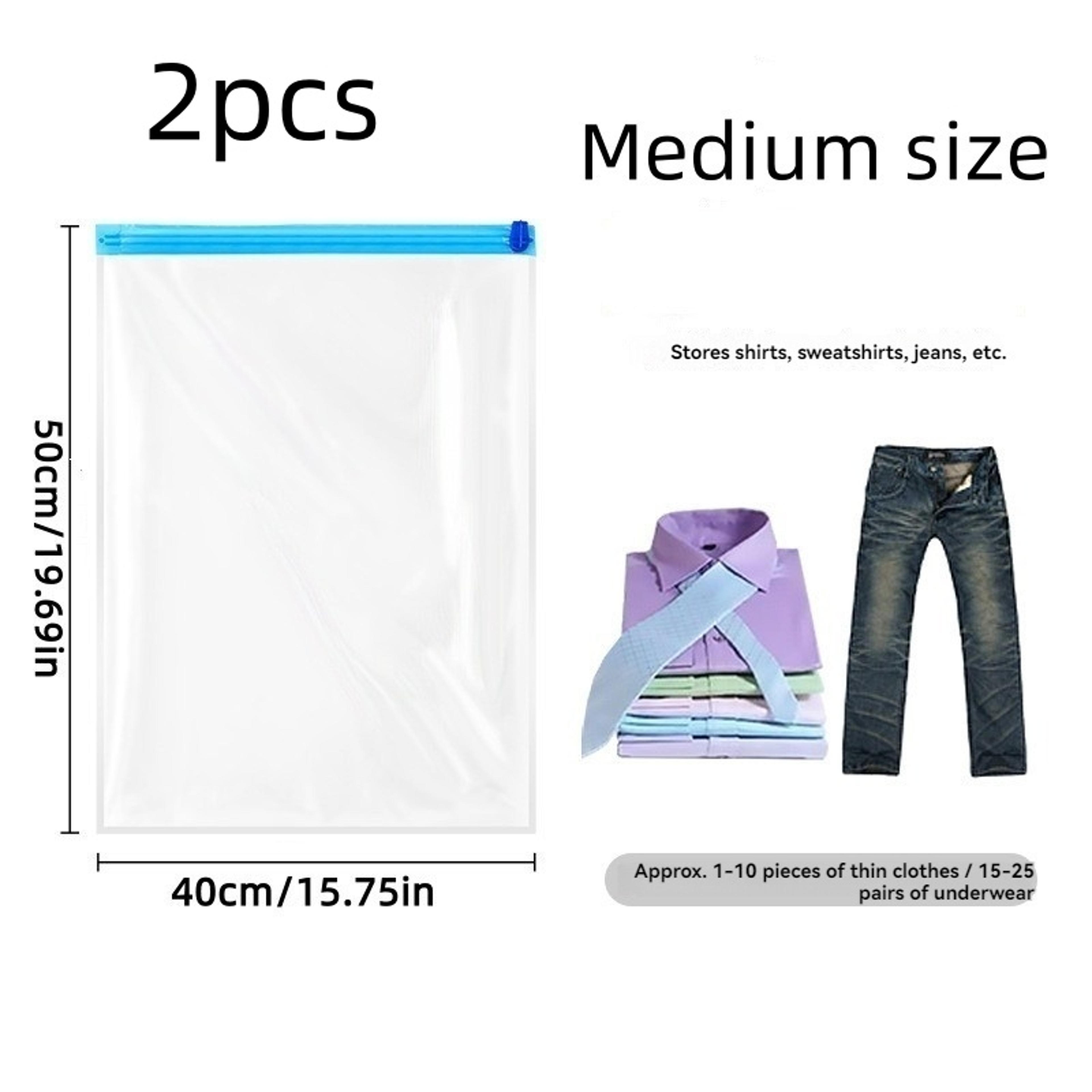 Vacuum Storage Bag Compression Packing Cubes For Travel And Clothing Organization 7