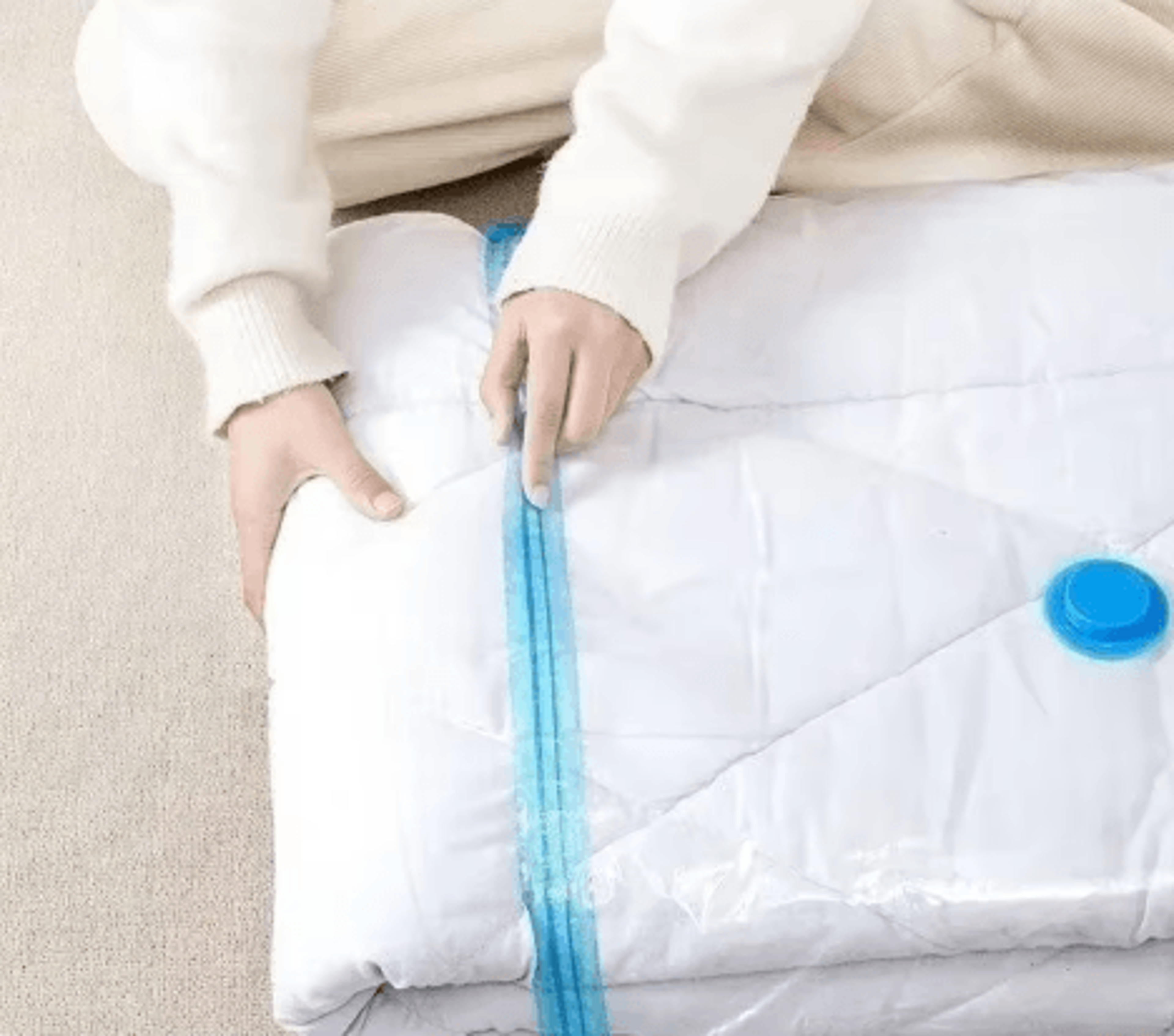 Vacuum Storage Bags With Pump Space Saver Clothes Storage Bags For Travel And Home 0