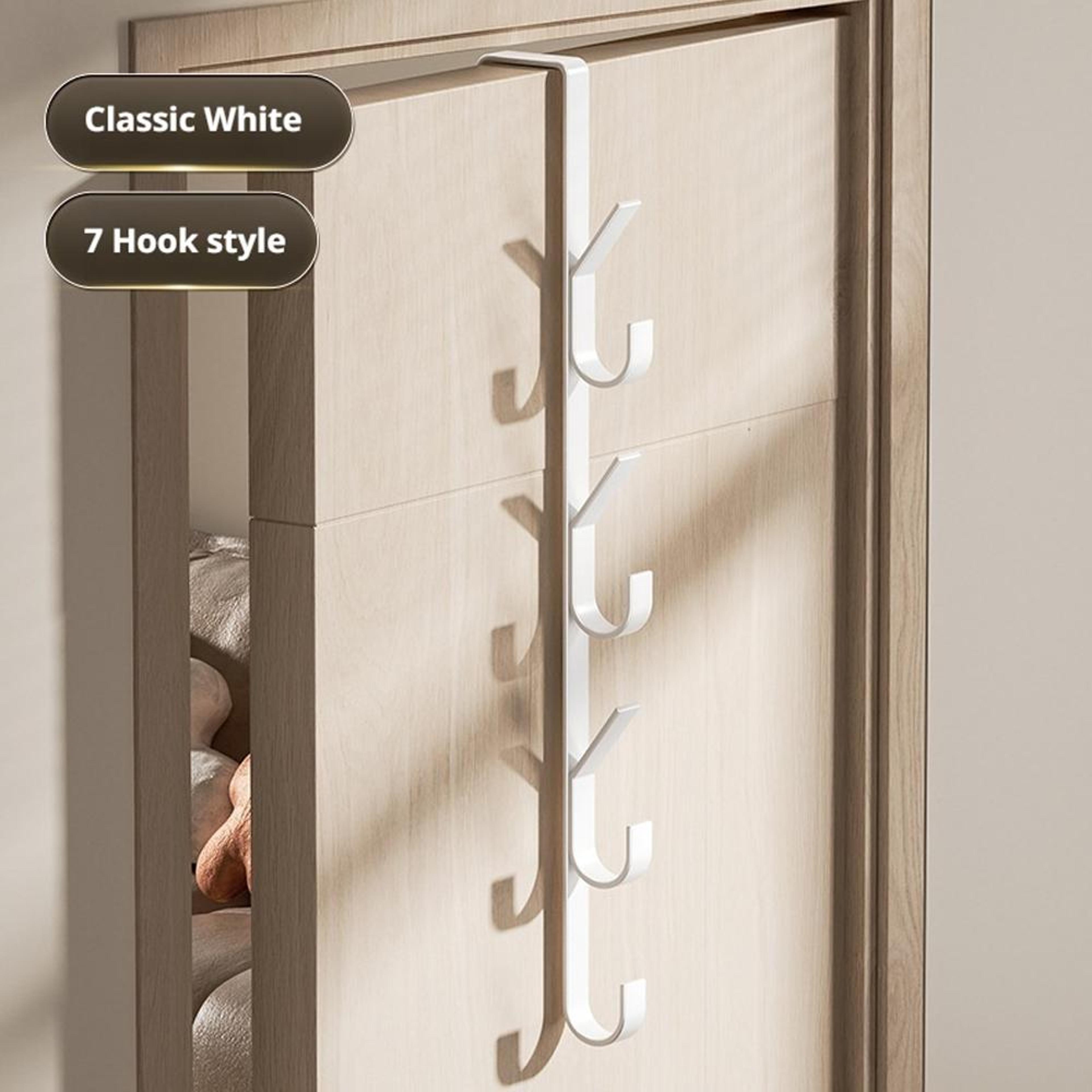 Over Door Hooks Coat Hook Hanger Space Saving Storage Rack 1