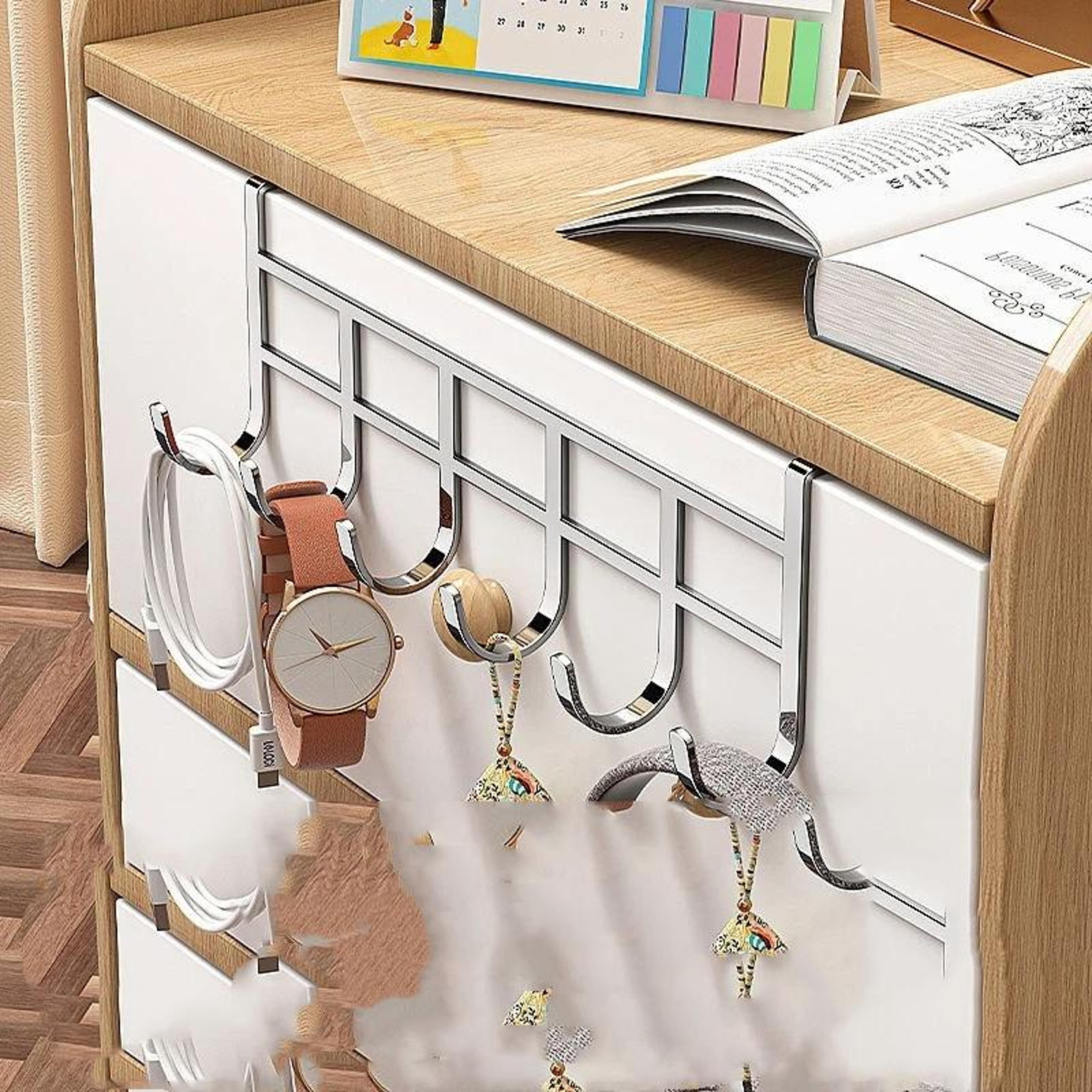 Over The Door Hooks No Drill Storage Rack For Kitchen Bathroom Bedroom 5