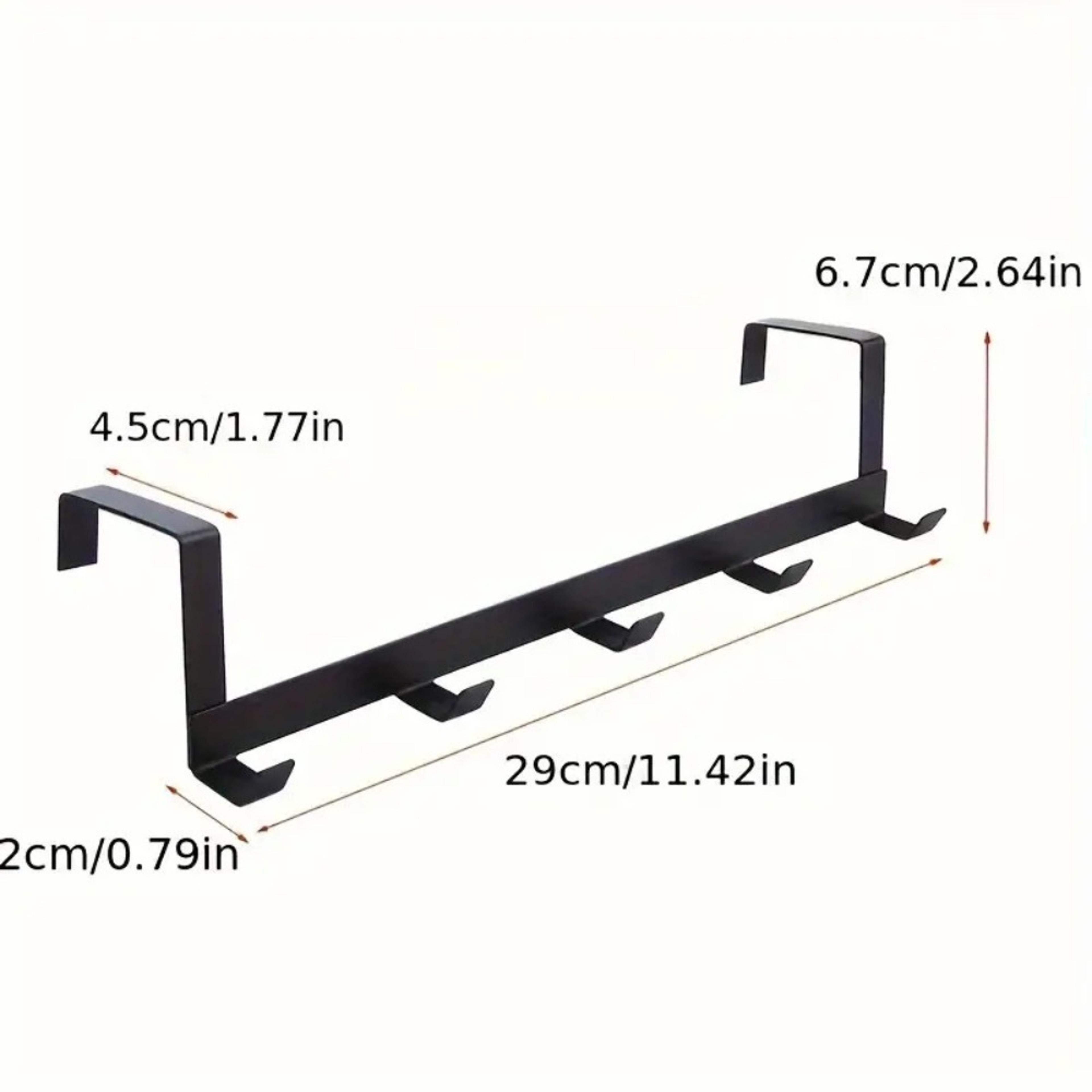 Over Door Hanger Hooks Space Saving Organizer For Clothes Towels Bags 5
