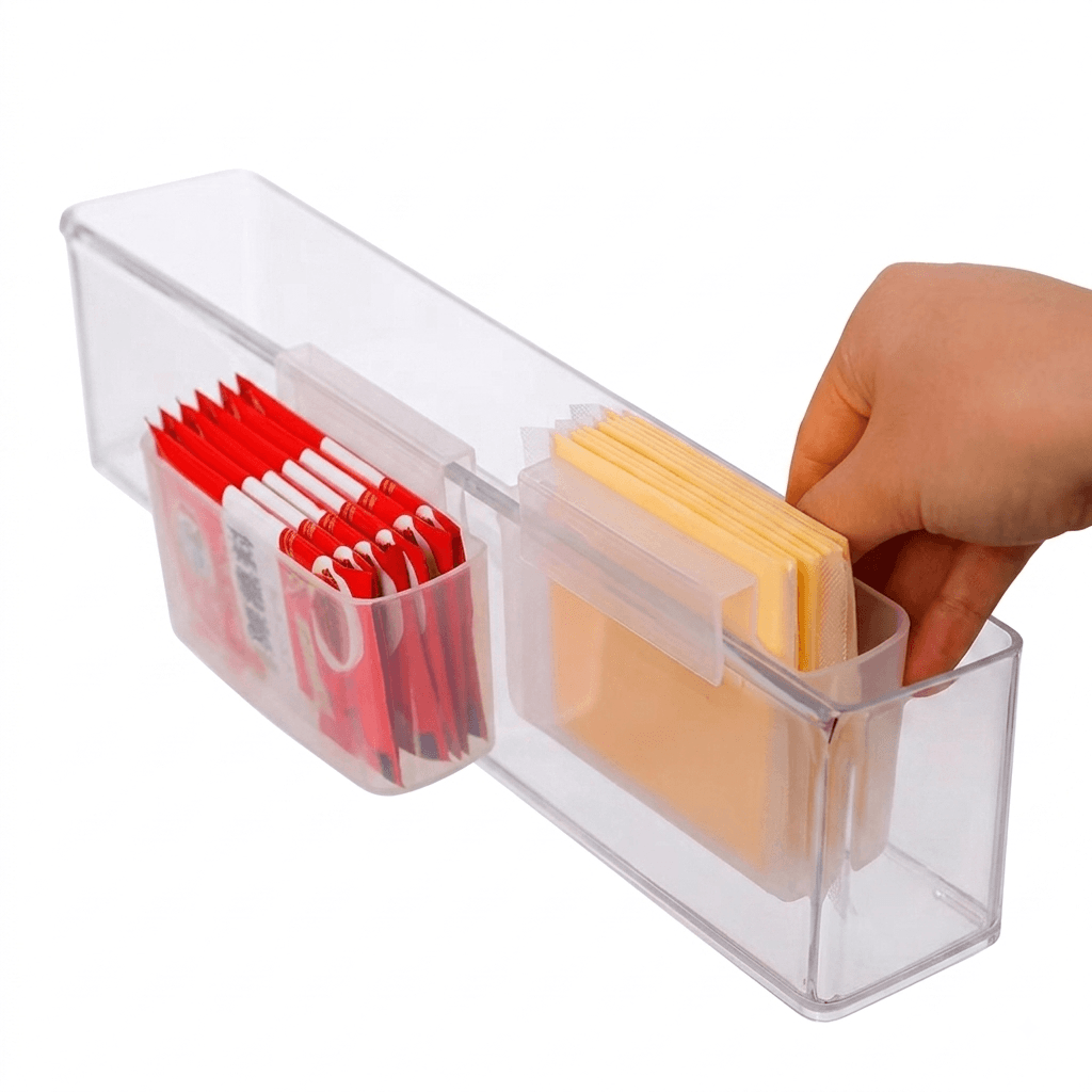 Cheese Slice Holder For Fridge Door Space Saving Refrigerator Storage Organizer 0