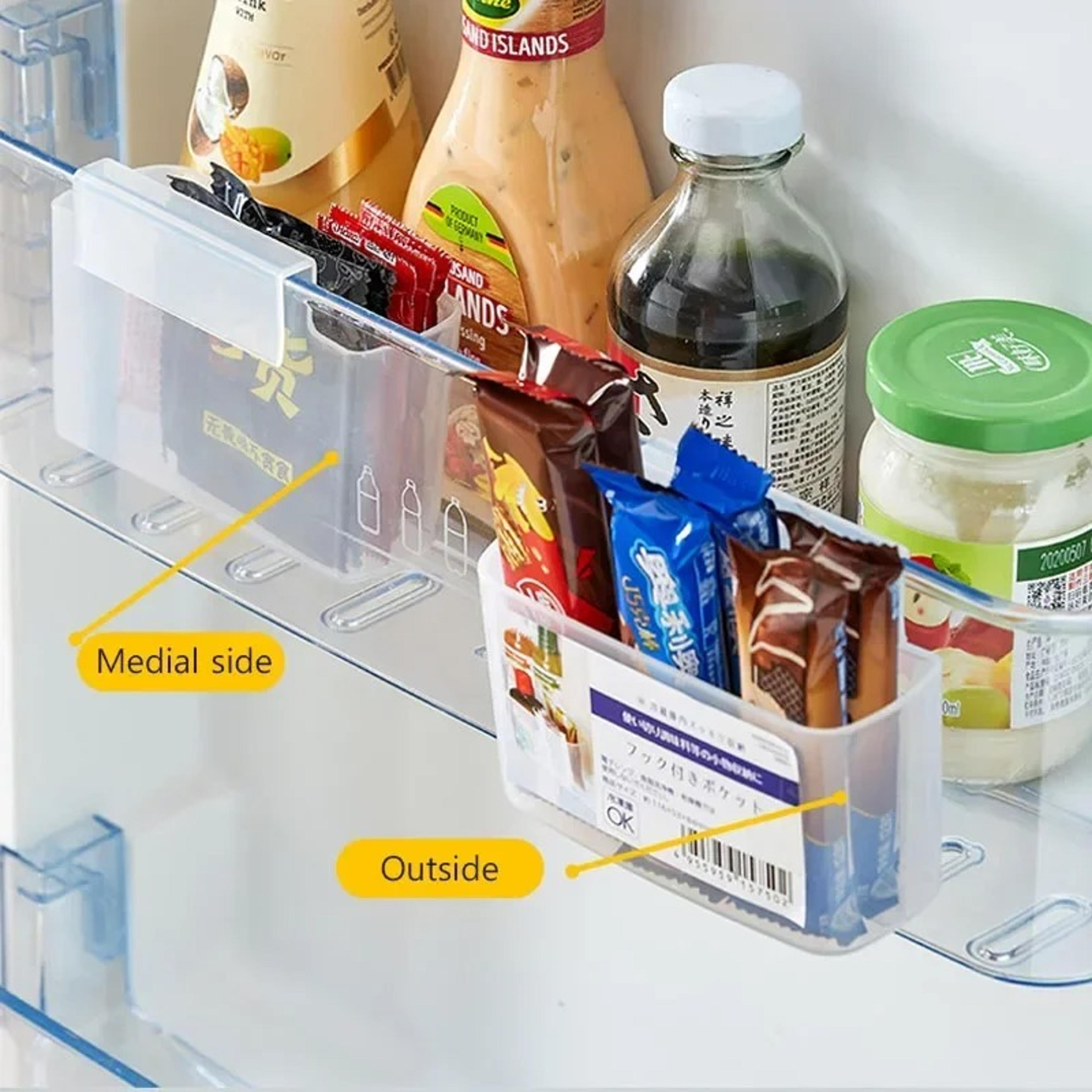 Refrigerator Door Organizer Hanging Storage Box For Condiments And Small Items 4