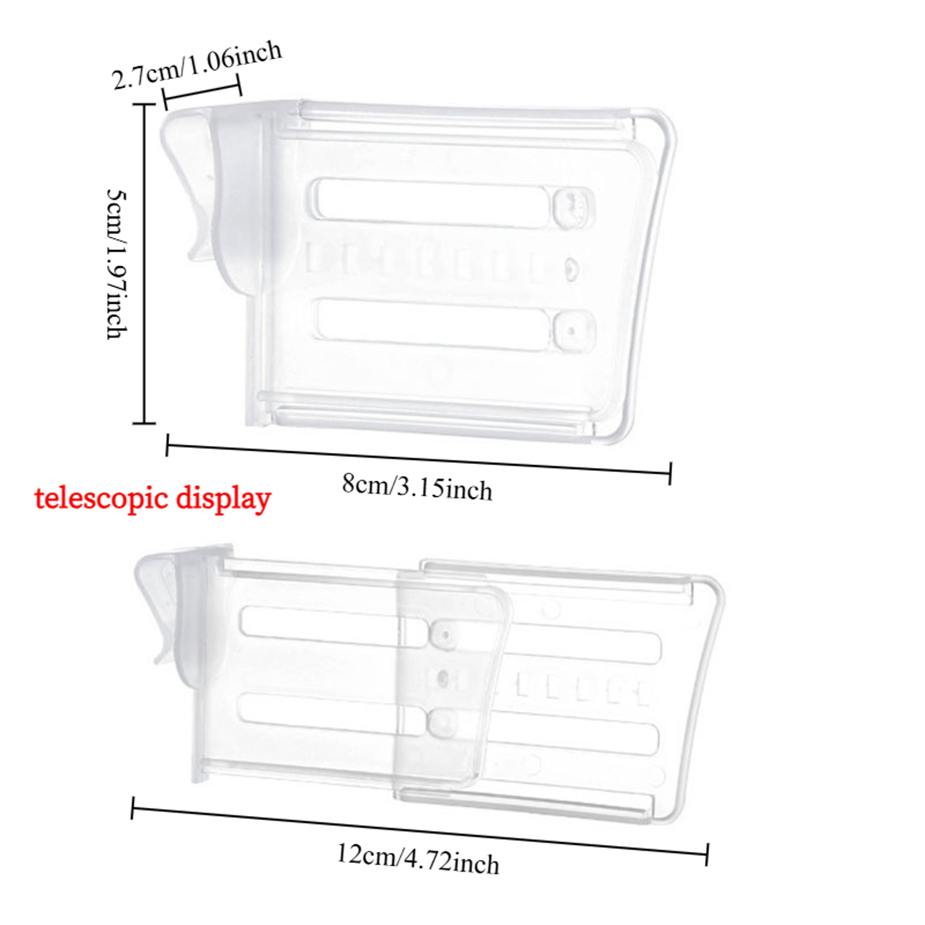 Adjustable Fridge Door Storage Organizer Clip Retractable Refrigerator Divider 6