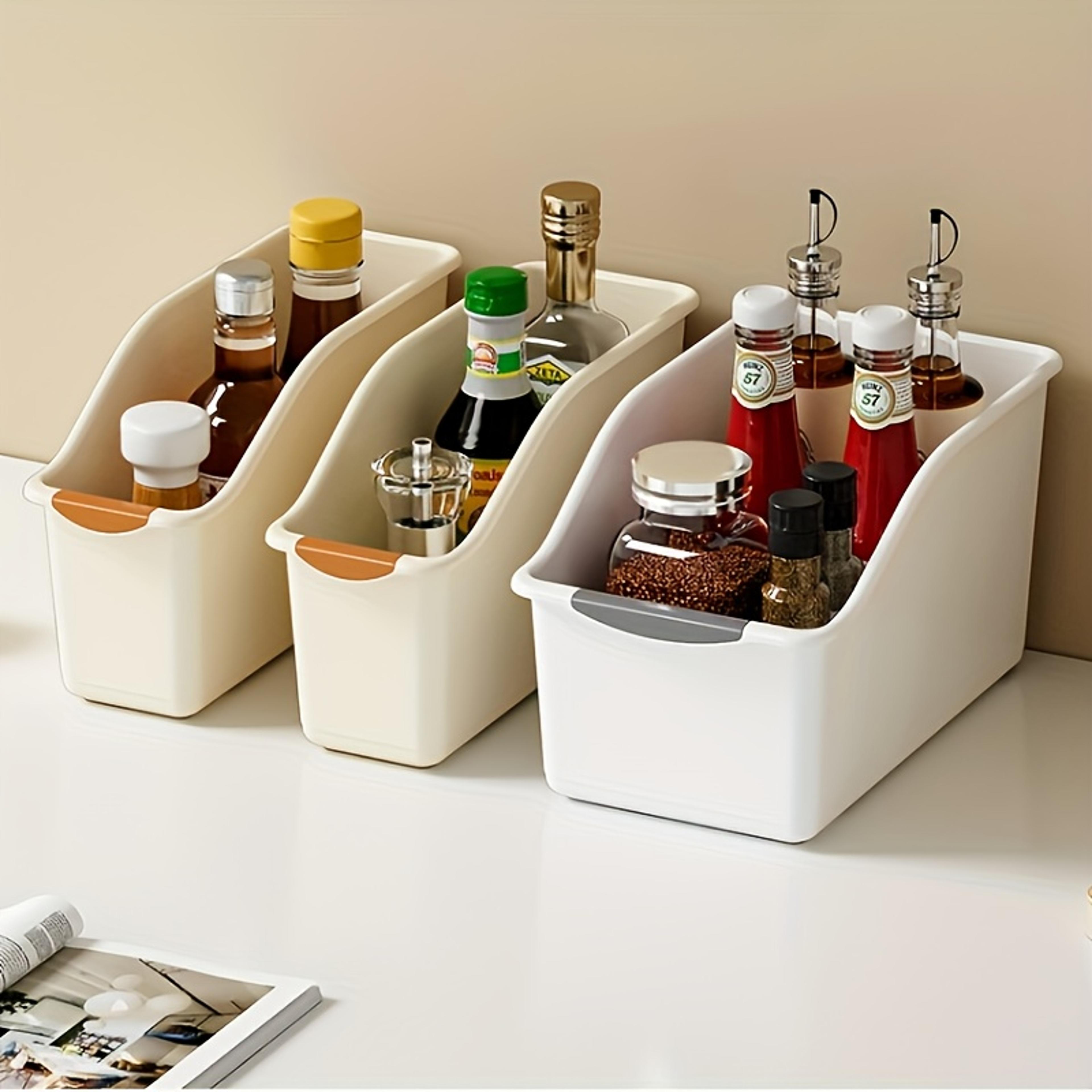 Curved Plastic Storage Boxes For Home Organization 3