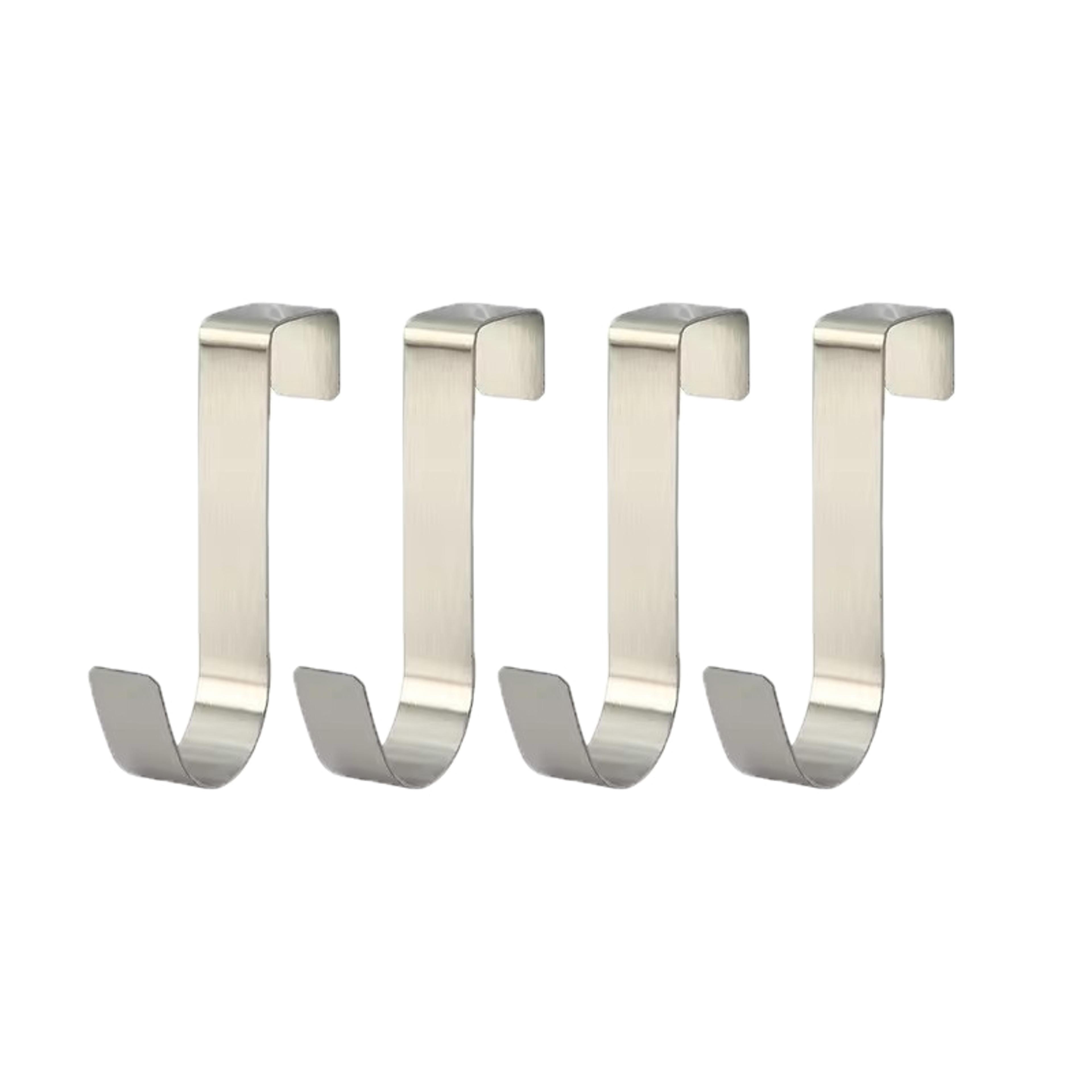 Multi Purpose Cabinet Door Hooks Space Saving Kitchen Bathroom Storage Rack 9