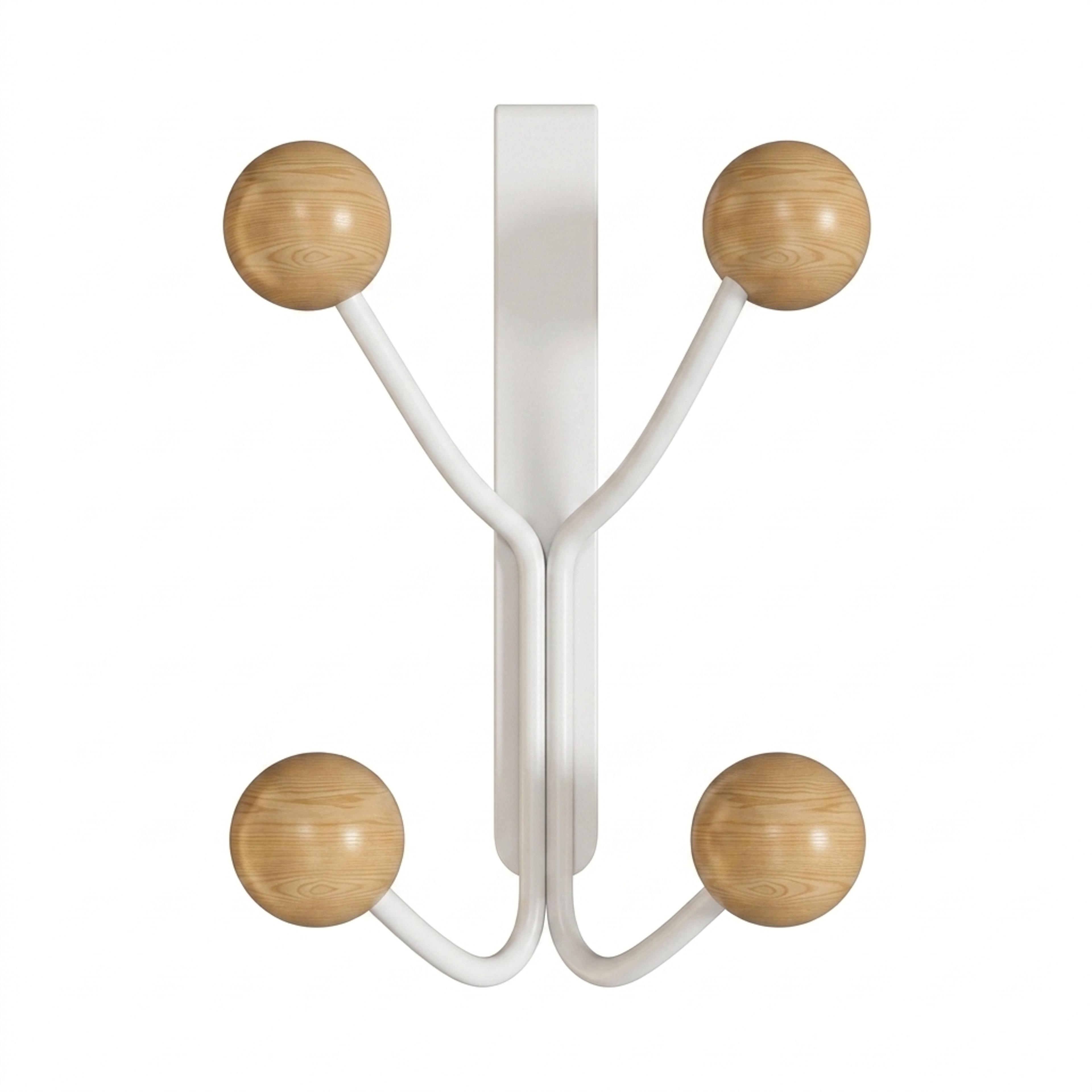 Sturdy Over The Door Hooks Metal And Wood Door Hanger Organizer For Coats Towels And Robes 6