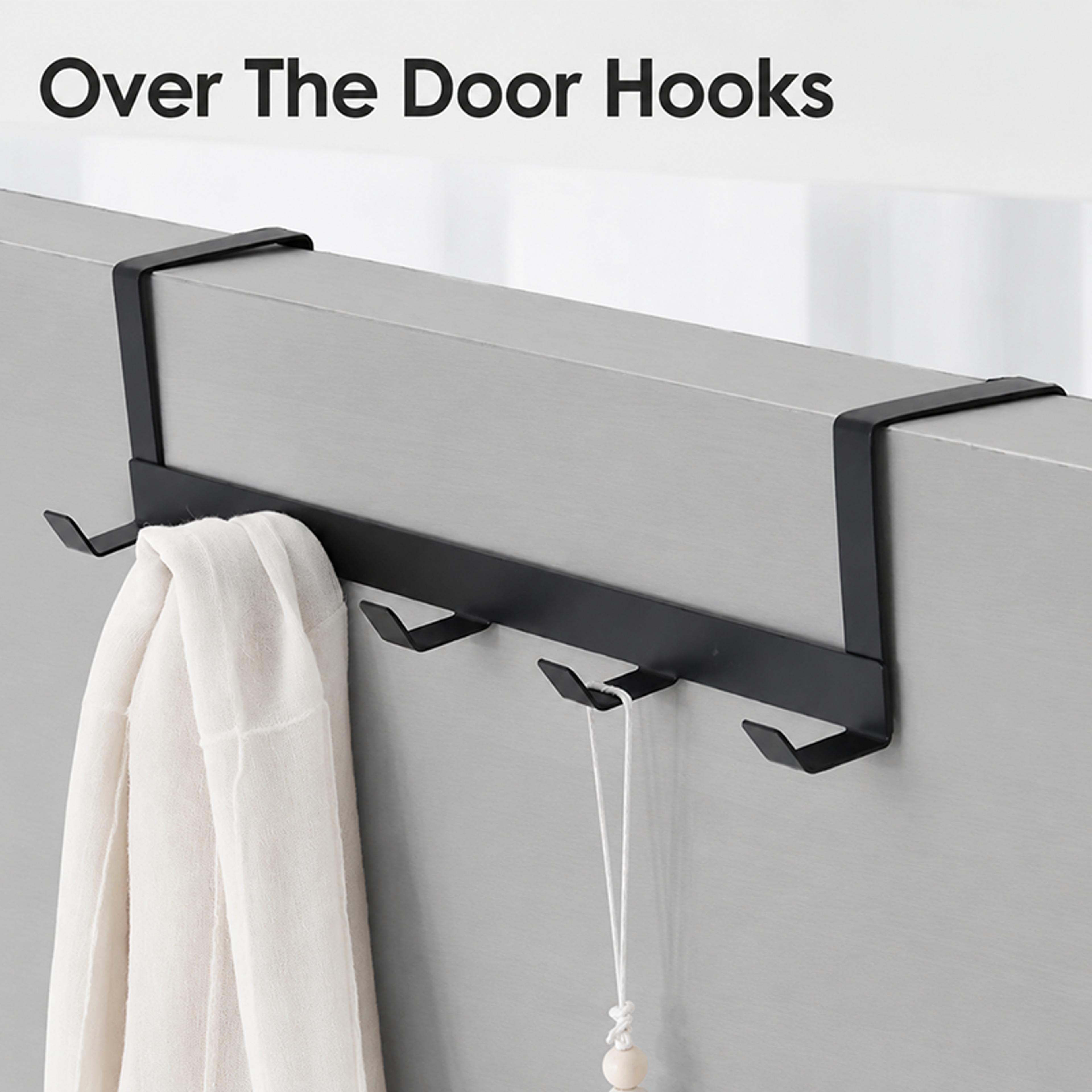 Hook Over The Door Hooks No Drill Space Saving Door Organizer 5
