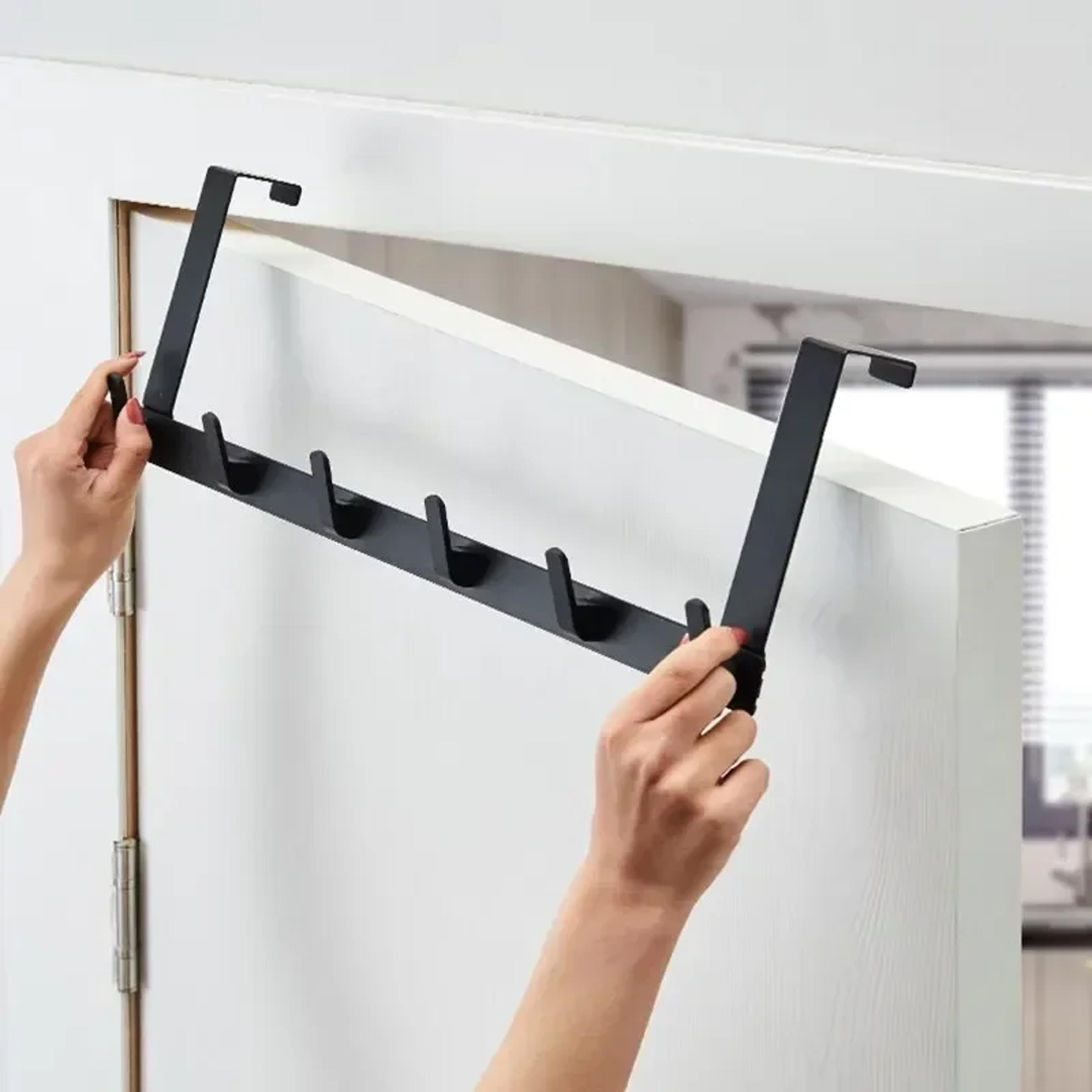 Hook Over The Door Hooks No Drill Space Saving Door Organizer 1