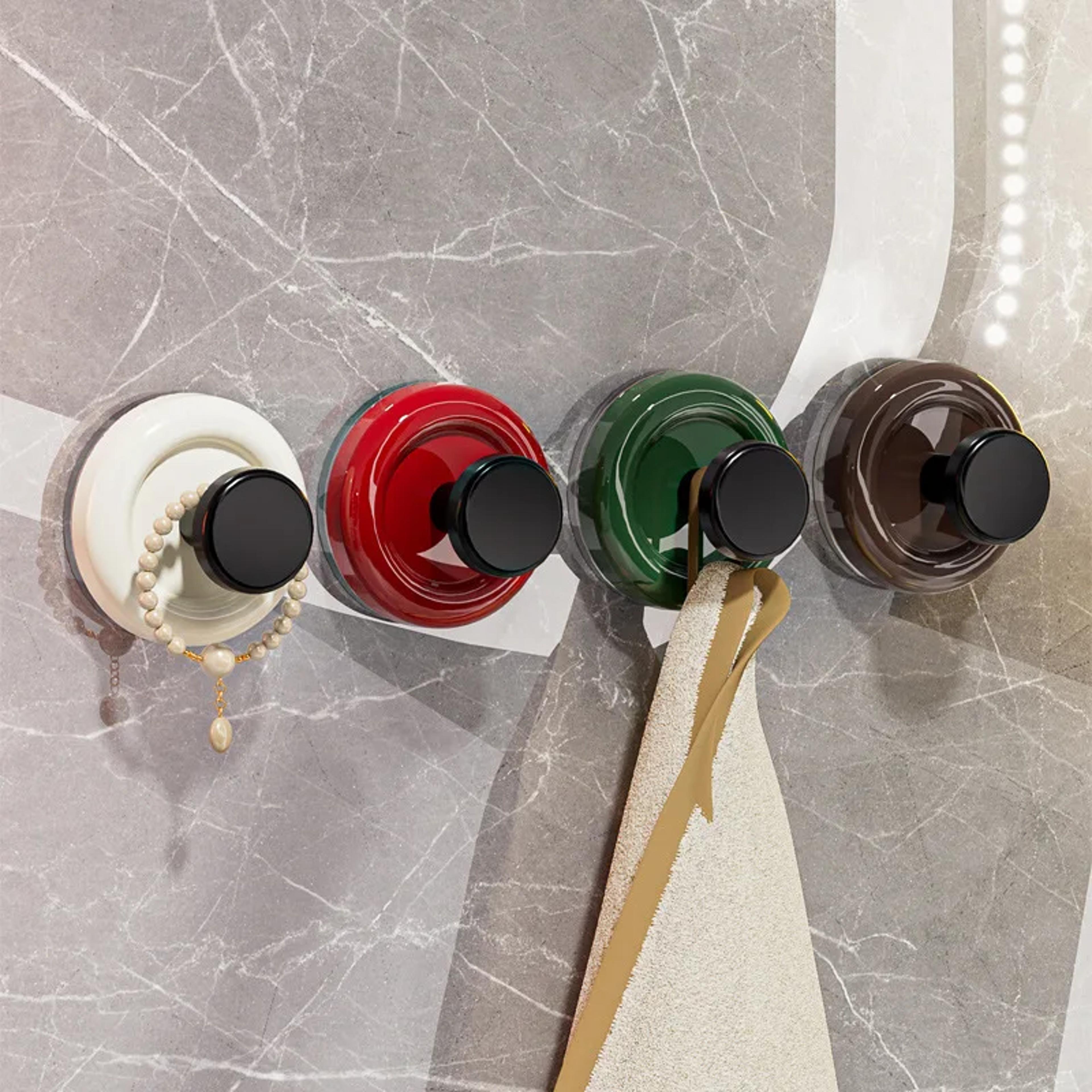 Dopamine Suction Cup Hooks Strong No Drill Wall Hooks For Bathroom And Kitchen 1