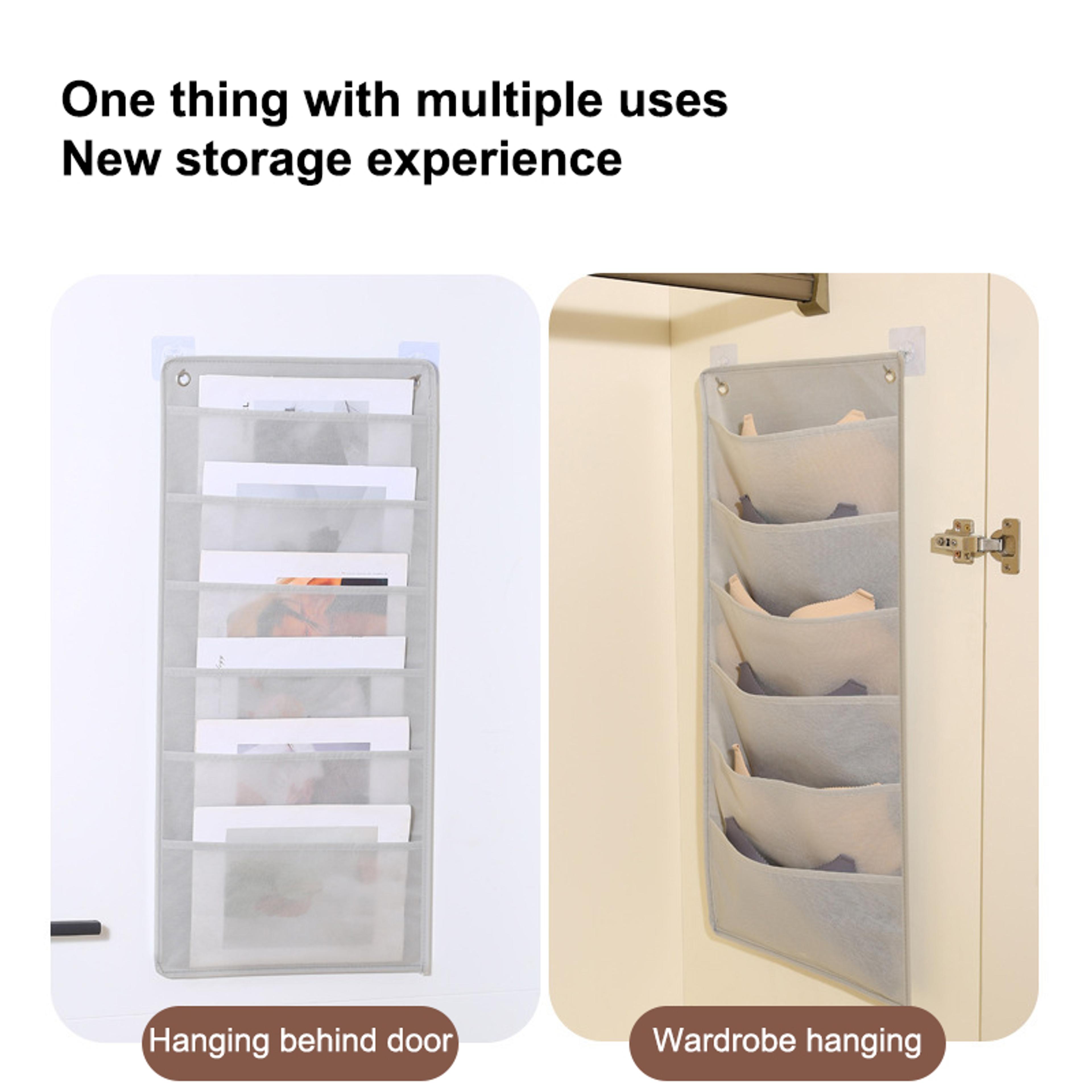 Wall Hanging File Organizer Letter Size Storage Bag For Home Office 1