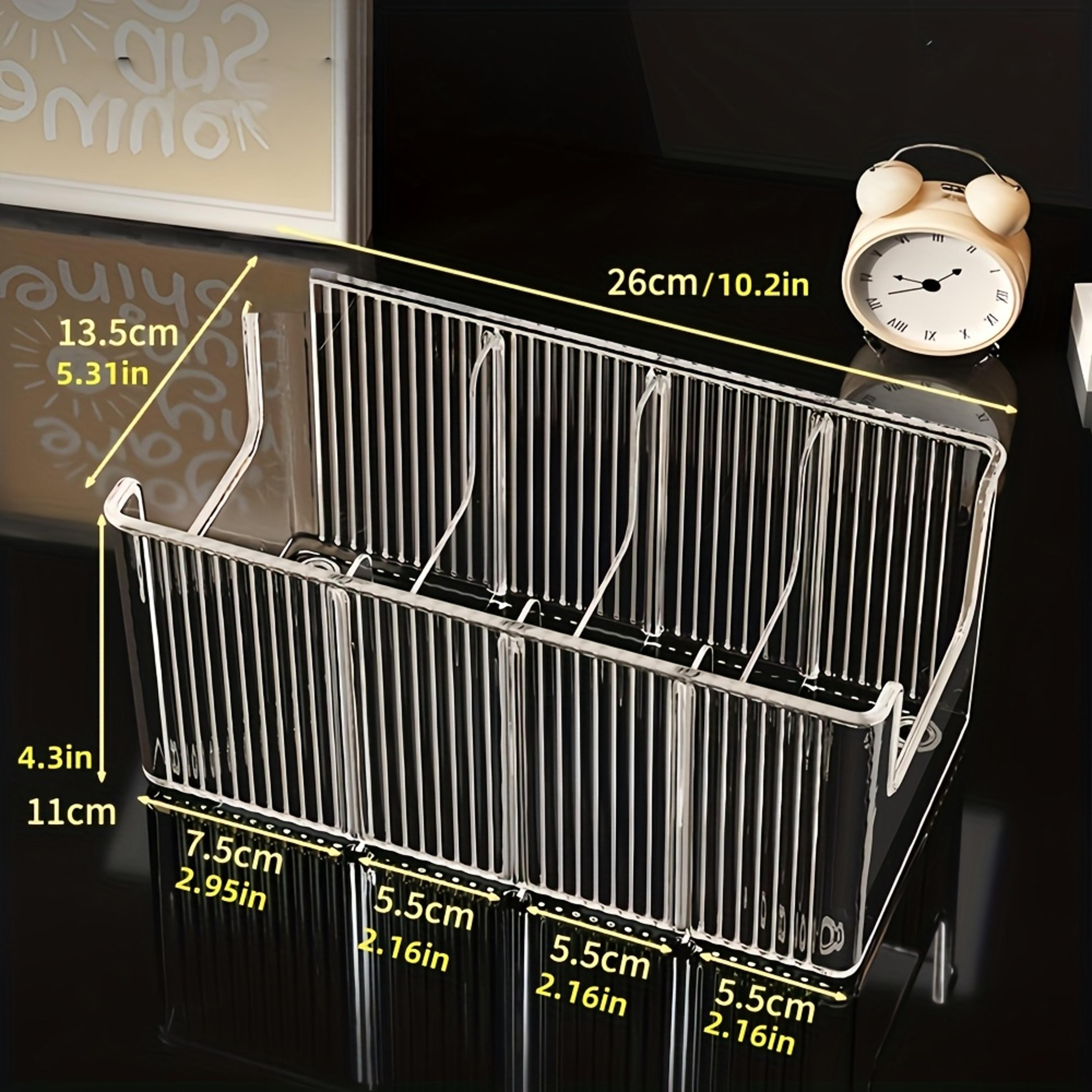 Transparent Hanging Belt Organizer Large Capacity Wardrobe Storage Shelf 7
