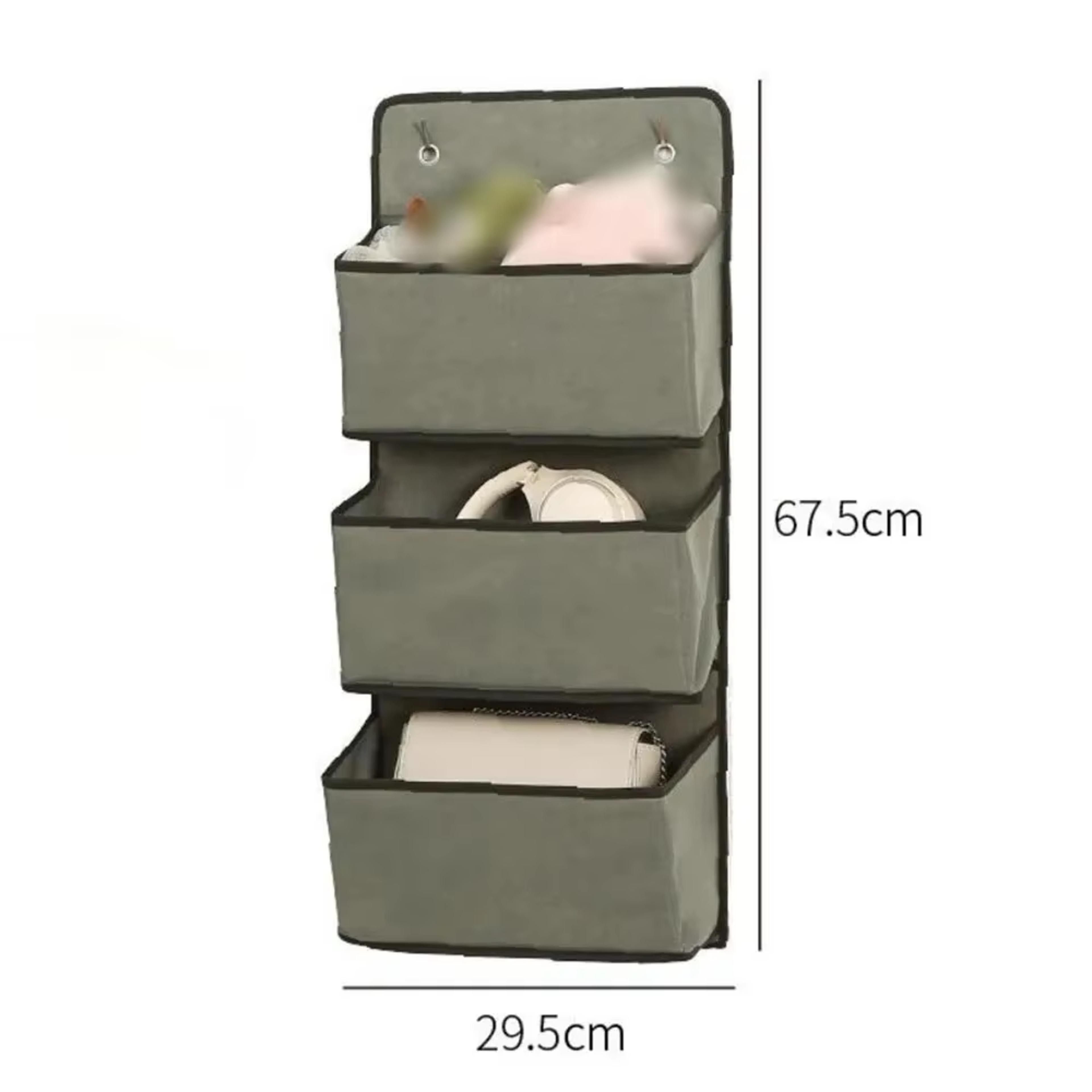 Foldable Over Door Organizer Space Saving Hanging Storage Rack For Shoes Toys Books 9