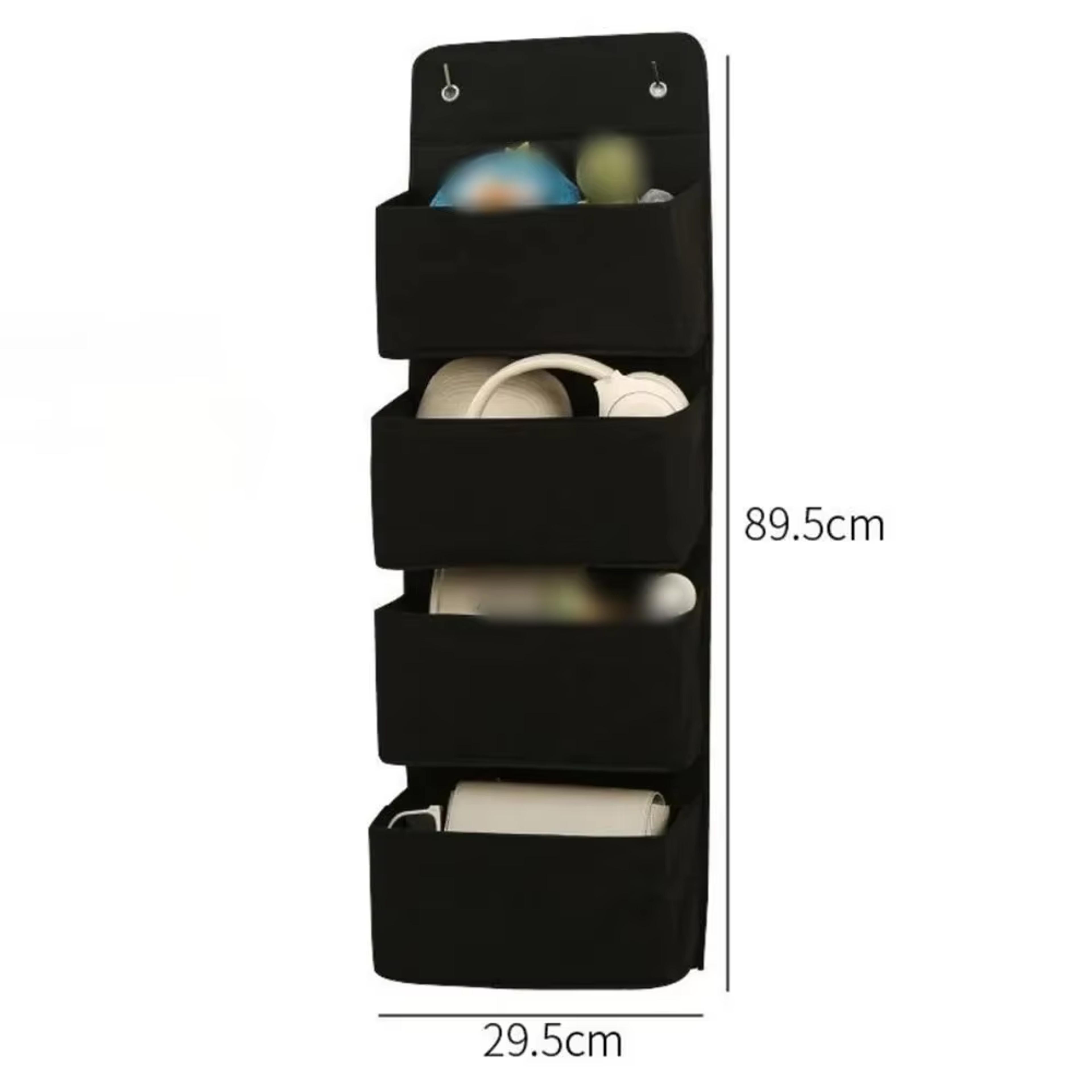 Foldable Over Door Organizer Space Saving Hanging Storage Rack For Shoes Toys Books 12